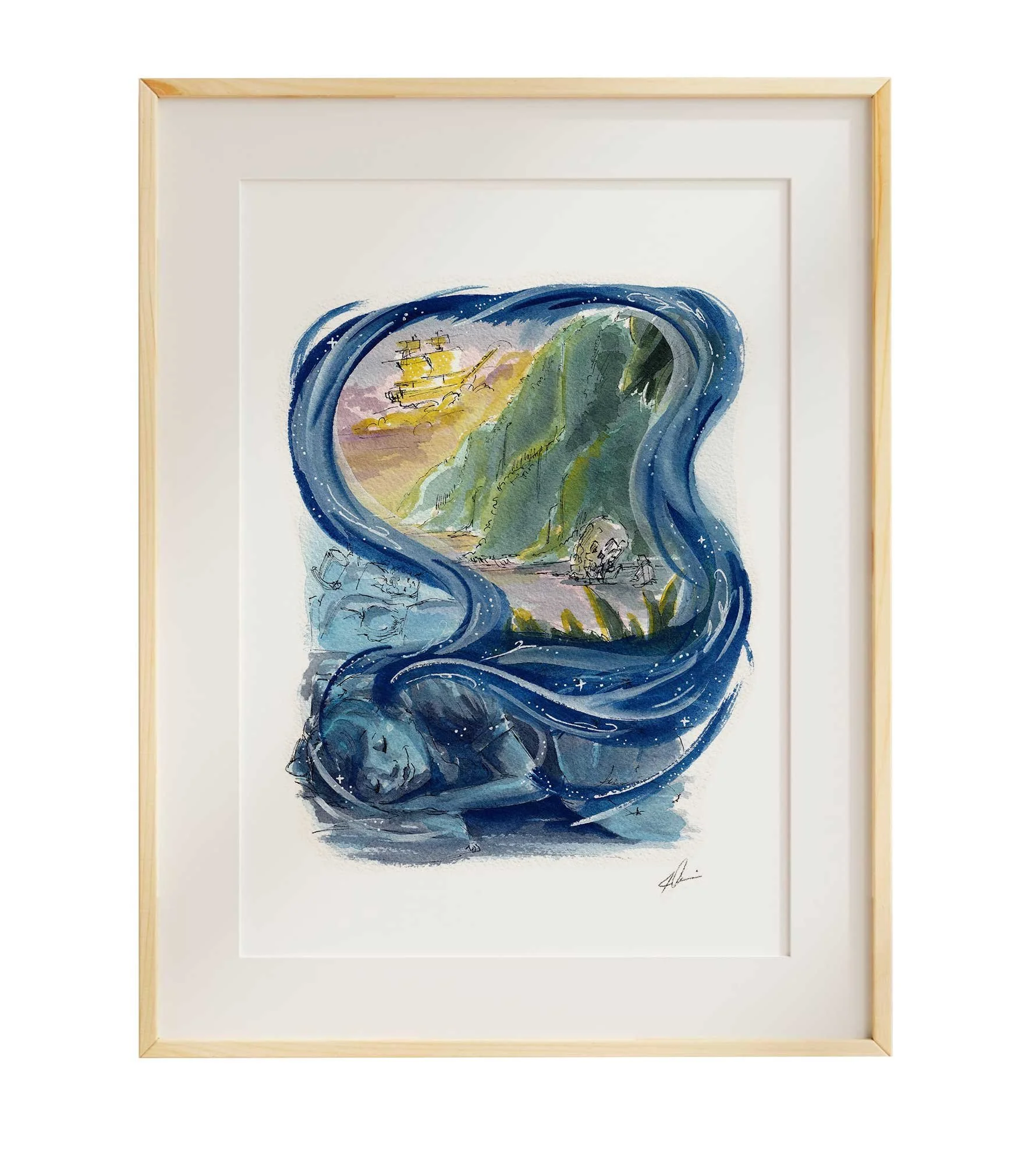 Z is for Zzzz - 8x10"