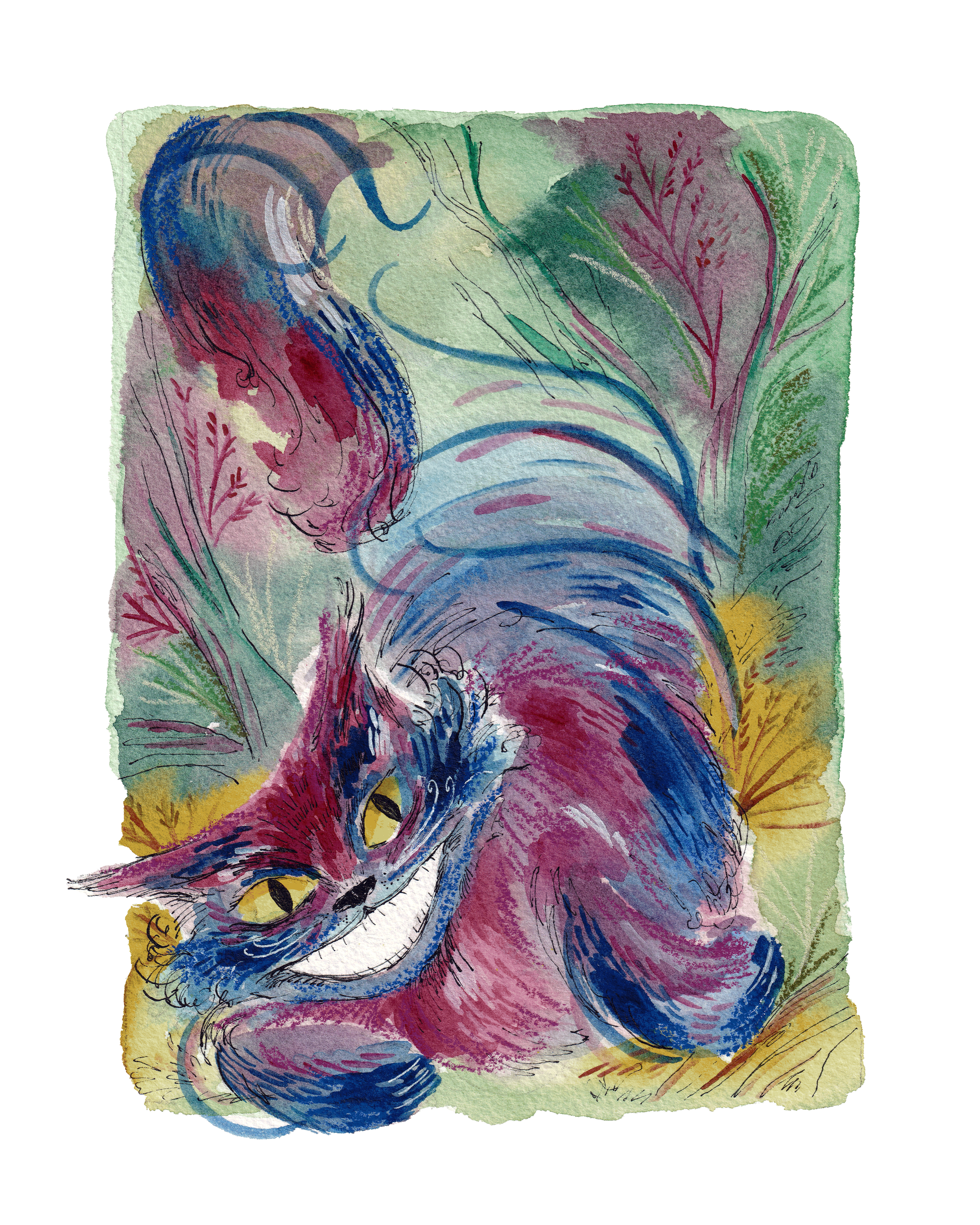 C is for Cheshire Cat - Original