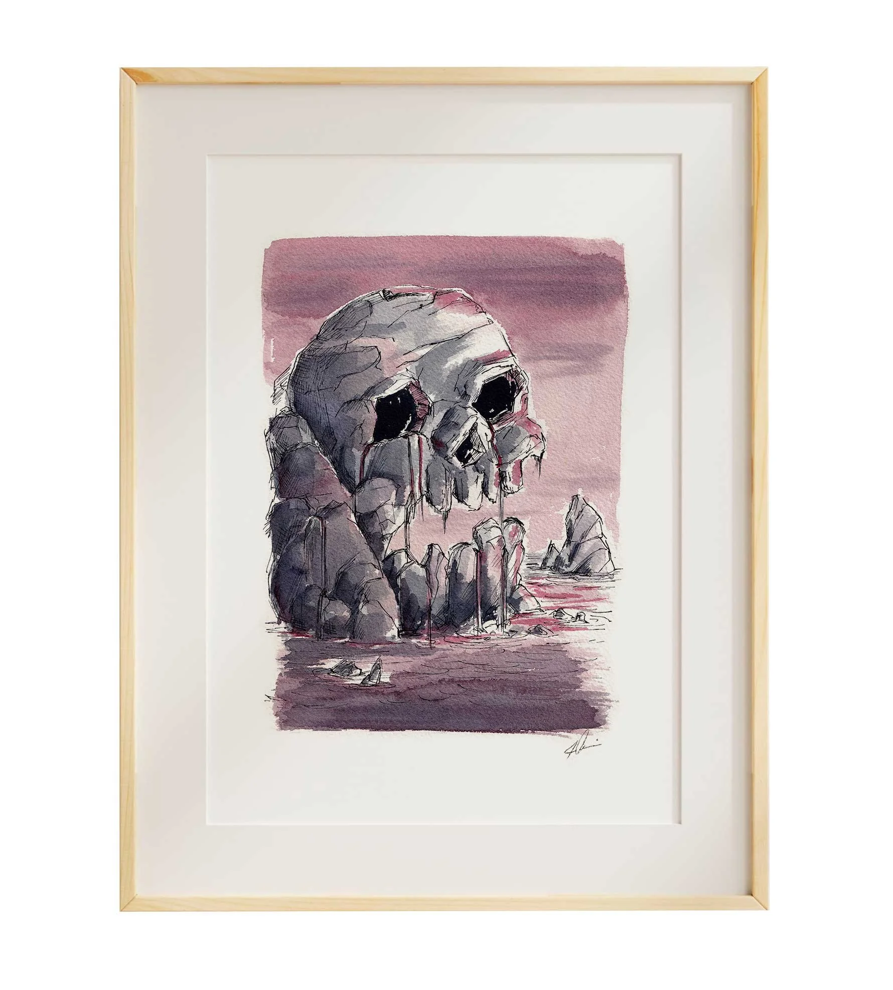 S is for Skull Rock - 8x10"