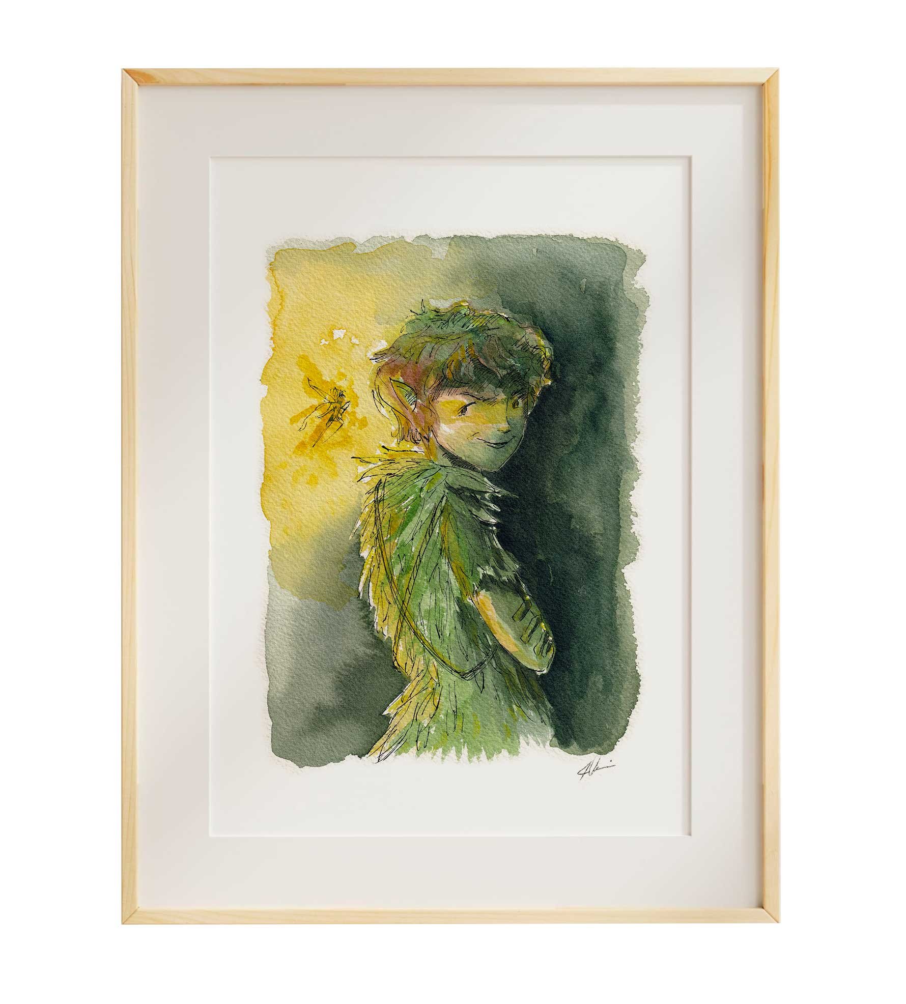 P is for Peter Pan (Bonus Painting) - 11x14"