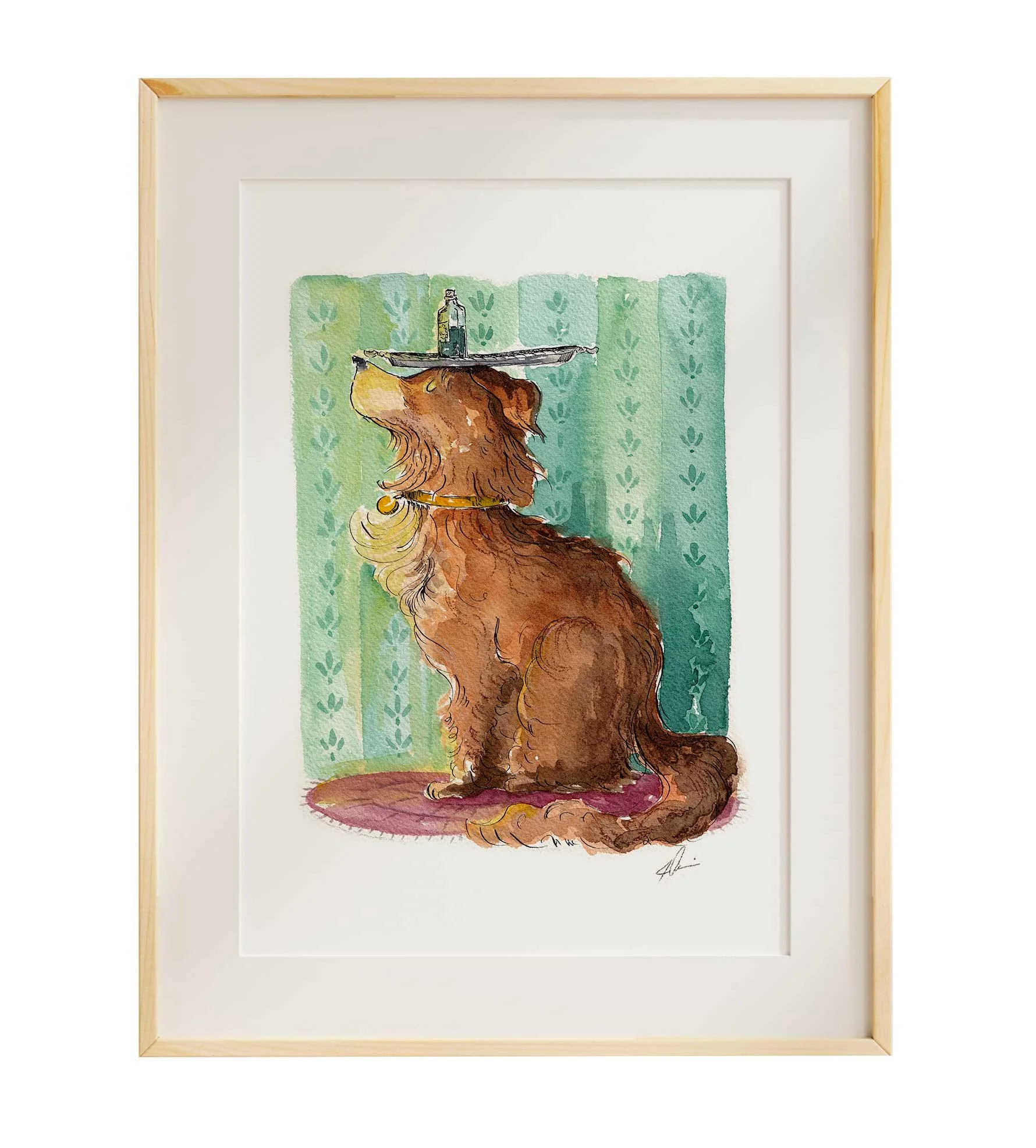 D is for Dog - 8x10"