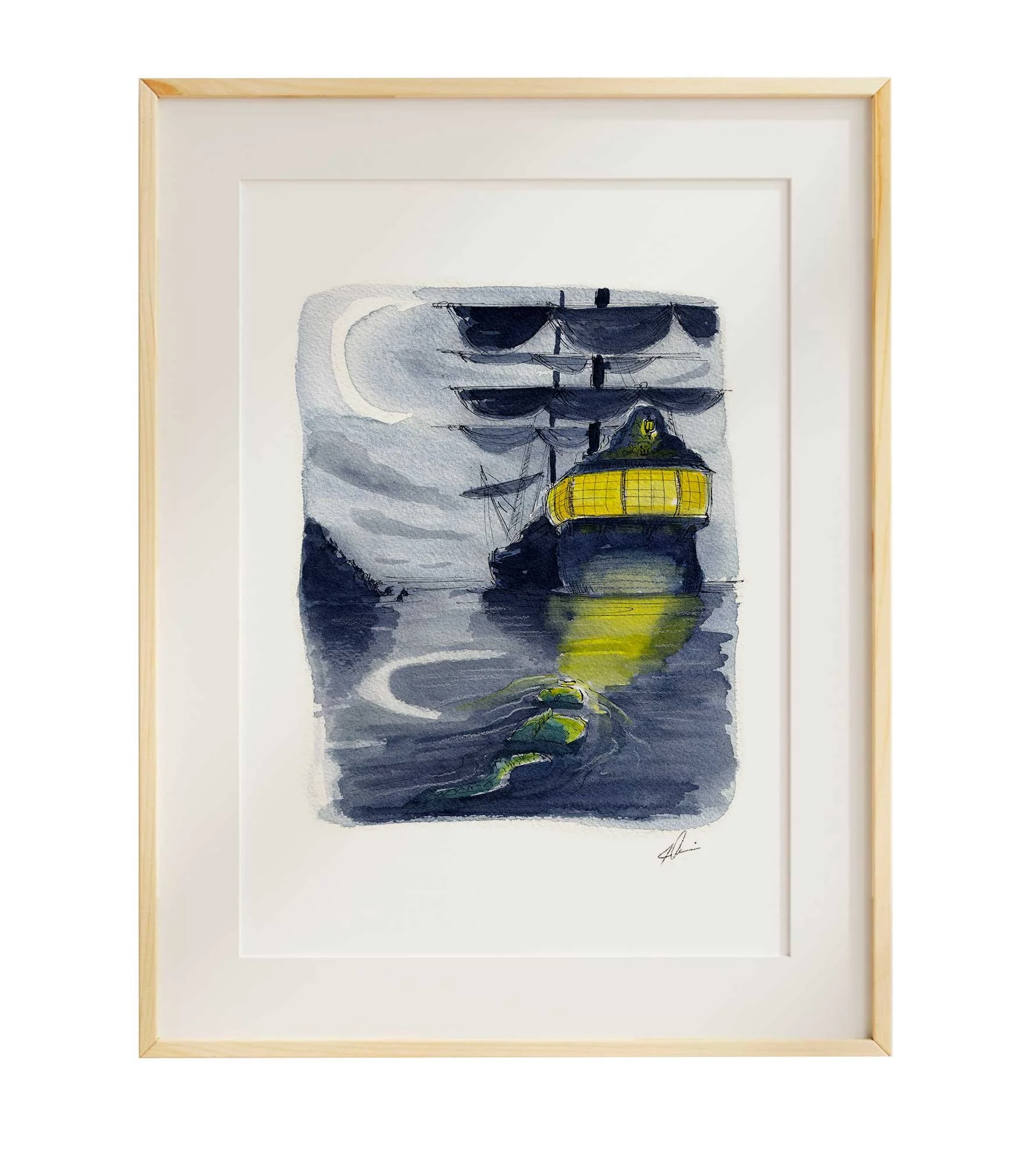 O is for Ocean - 8x10"