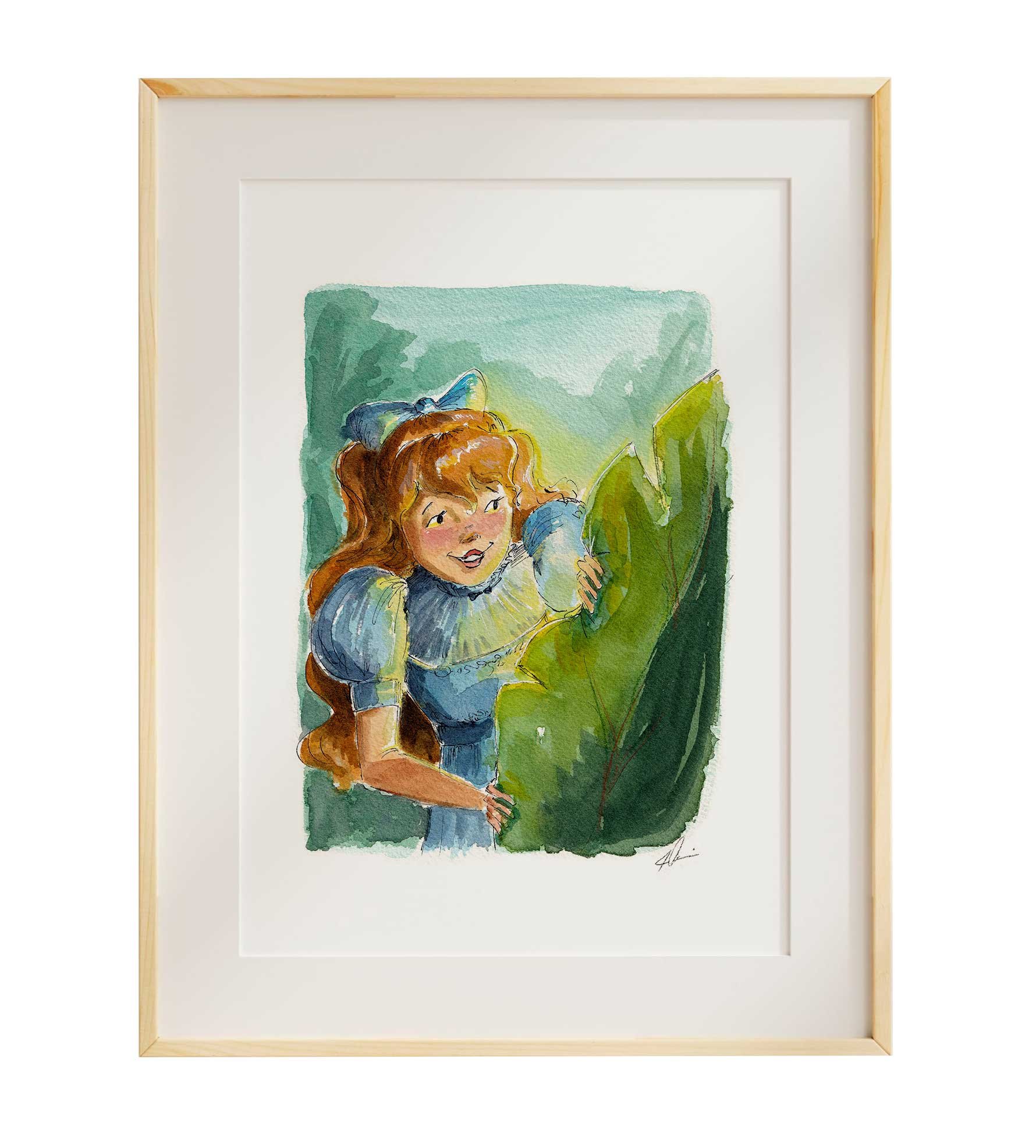 W is for Wendy - 8x10"