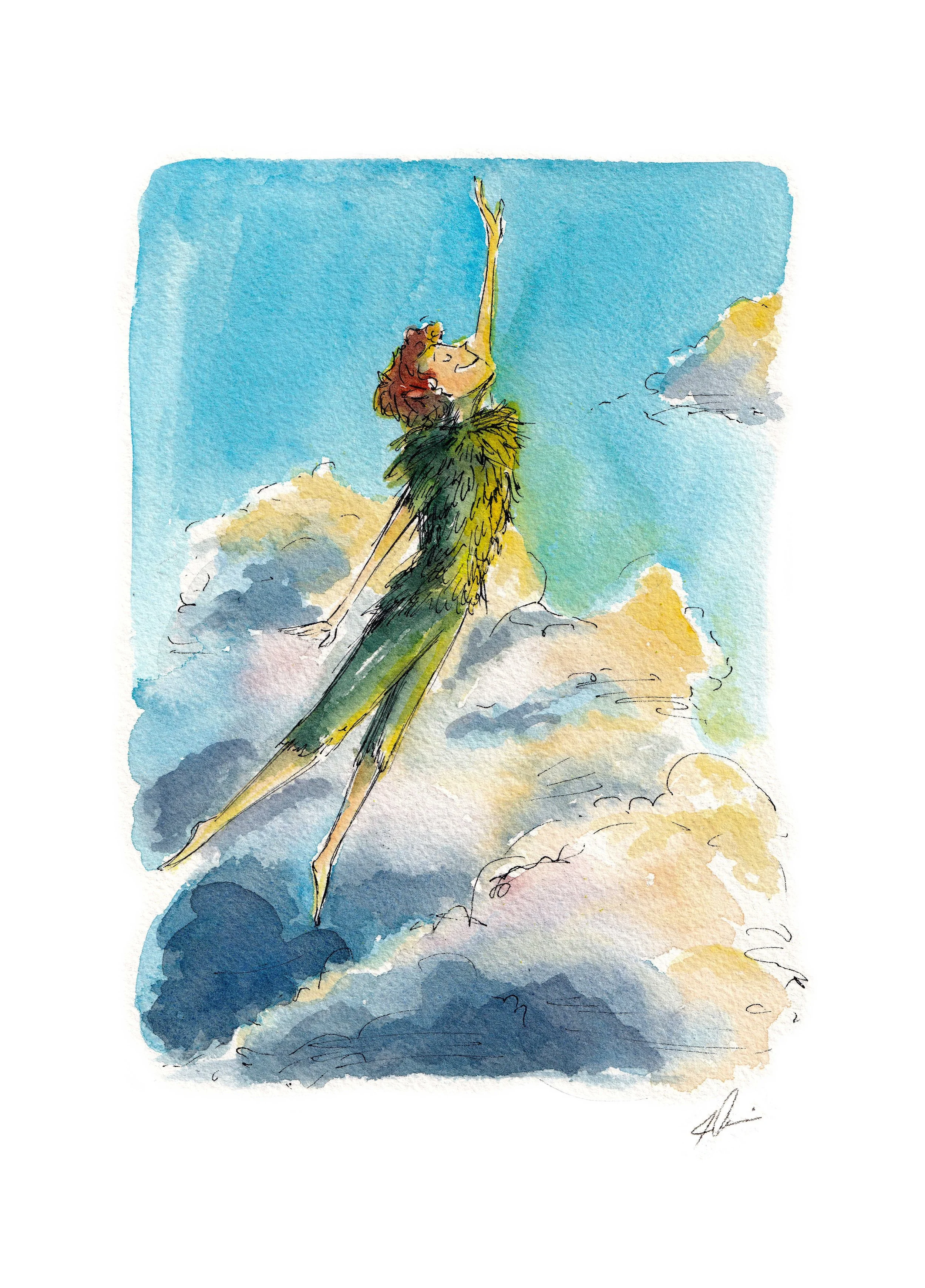 P is for Peter Pan - Original