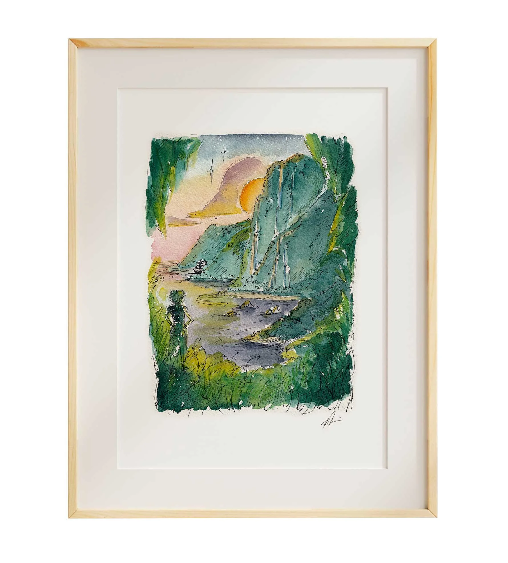 N is for Neverland - 8x10"