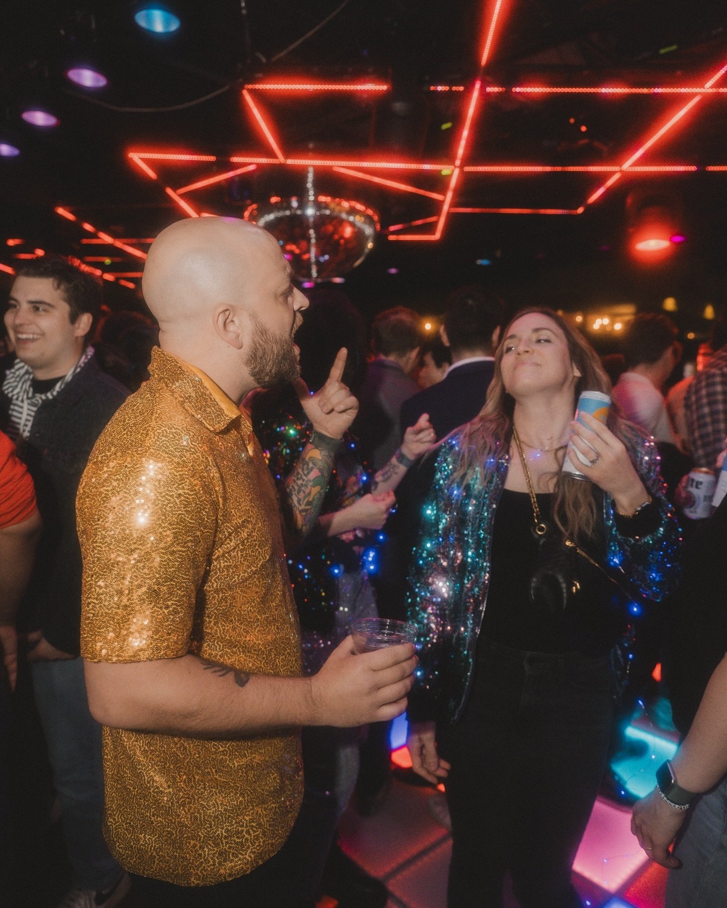 ready to dance the night away? we are!🪩🕺🏽

doors open 2p-late for happy hour (half off cocktails and dollar nostalgic beers) 

music tonight by @djscalf_  and the return of @dominicparisi 🎶 

we have a few tables remaining! text 614.800.5067 for 