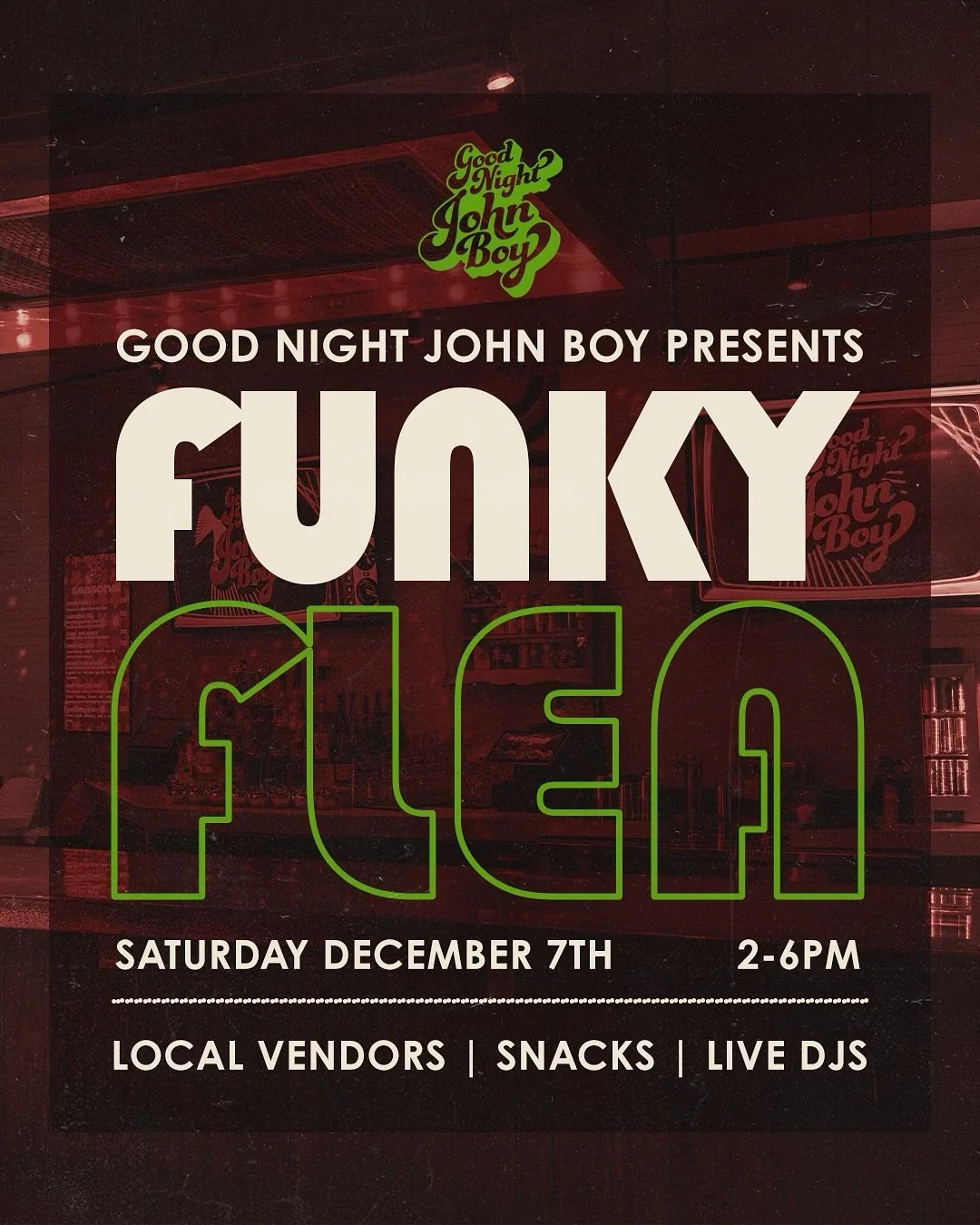GNJB&rsquo;s FUNKY FLEA ✨

Join us this Saturday and find that perfect holiday present for your loved ones 🎁 Support small businesses and shop with our eleven unique vendors from 2-6p 💫

&mdash;

Pulp Vintage - @pulpvintagecle 
Cactus Gems - @cactu