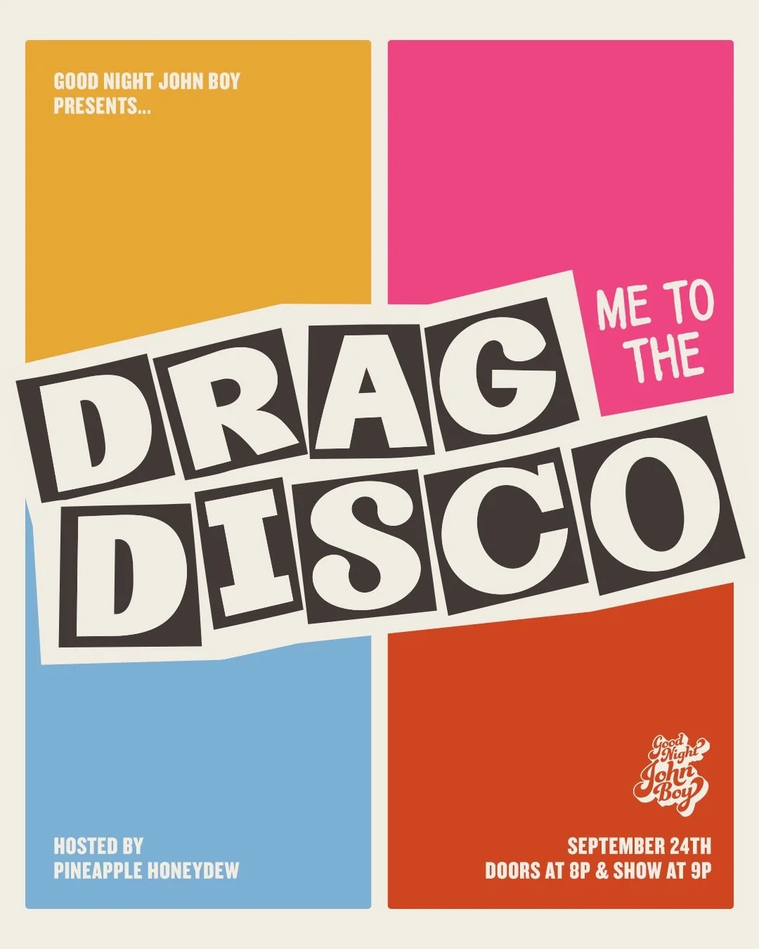 drag is back at the disco ✨ join us next thursday!
september 24th - doors @ 8p show @ 9p
