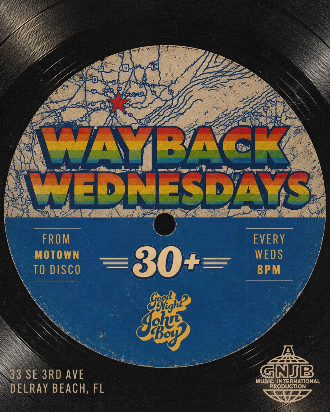 take a trip back in time every wednesday 🪩

from motown to disco, we&rsquo;re bringing back the classics with 30+ years of feel-good hits 🕺✨

every wednesday | 8pm

come for the nostalgia, stay for the dance floor 💿🪩