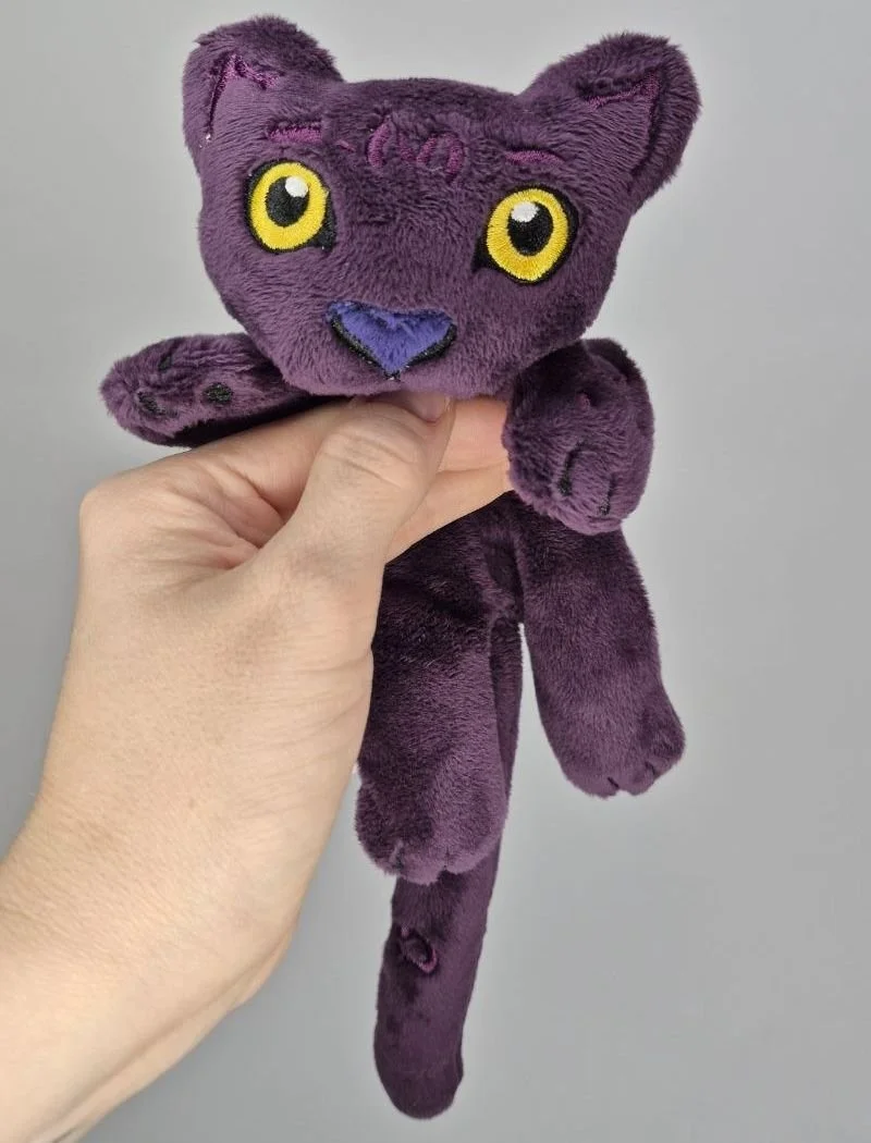 Plum Purple Panther Kuttari Plush