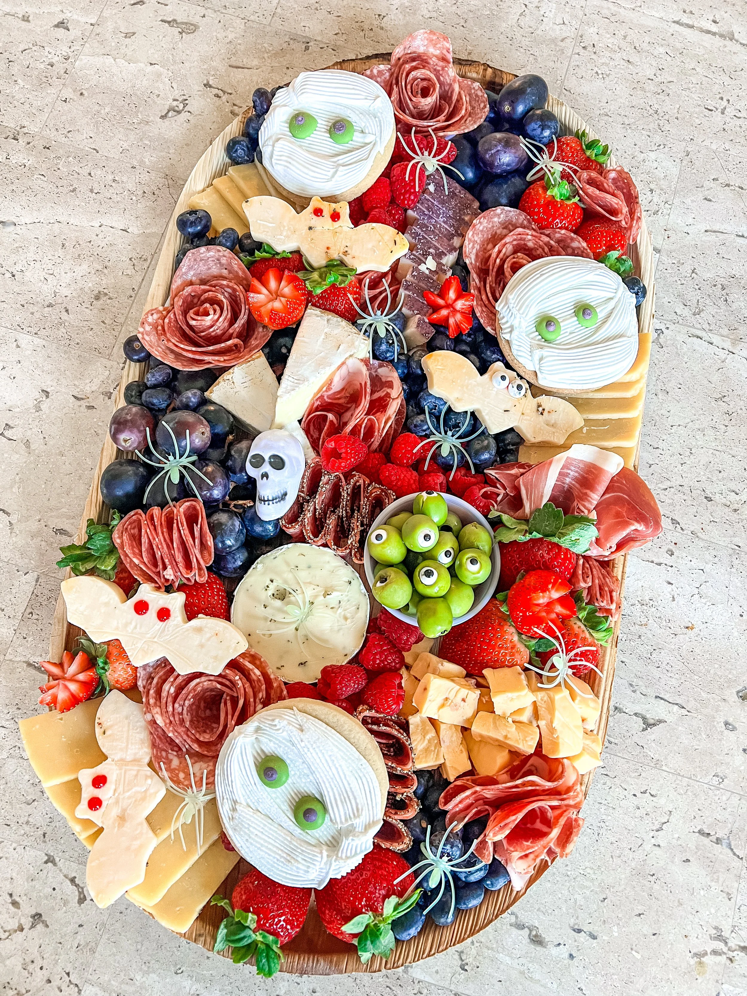 Large Charcuterie Graze on Palm Board_Halloween Themed.JPG