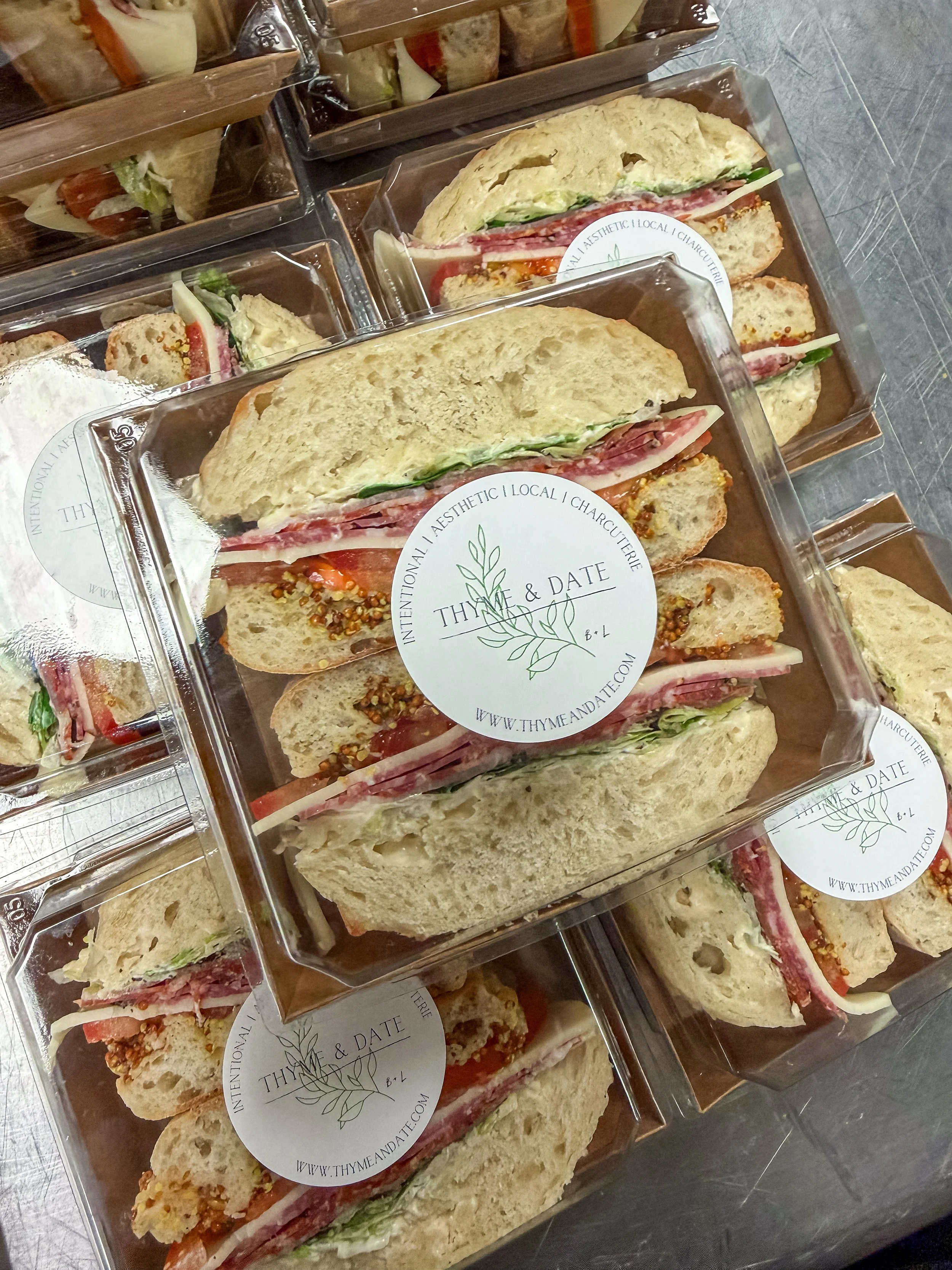 Individually Boxed Sandwiches