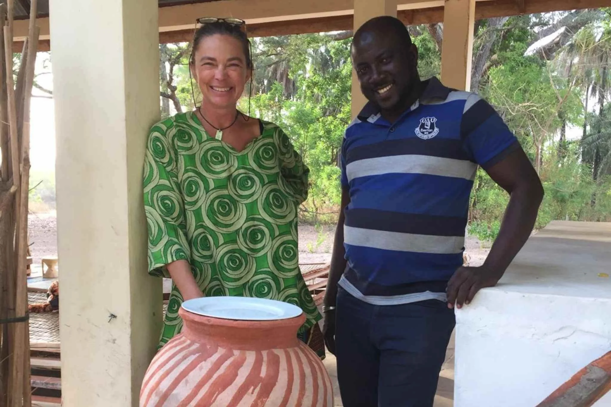 Carolyn and Lamin Bojang
