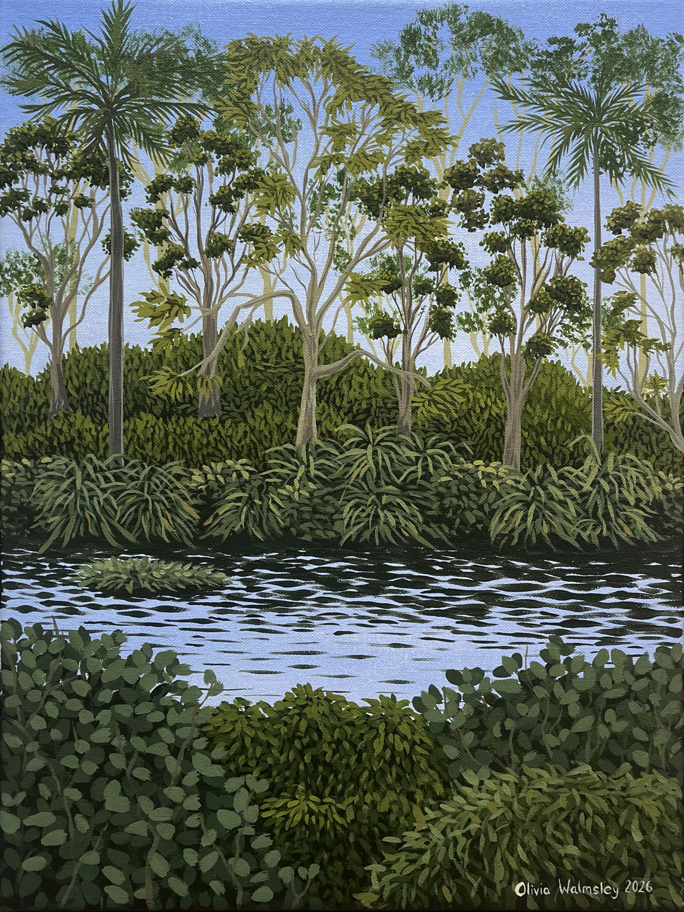 Lawn Hill, 2026. Acrylic on Canvas. 33 cm x 43 cm. $950