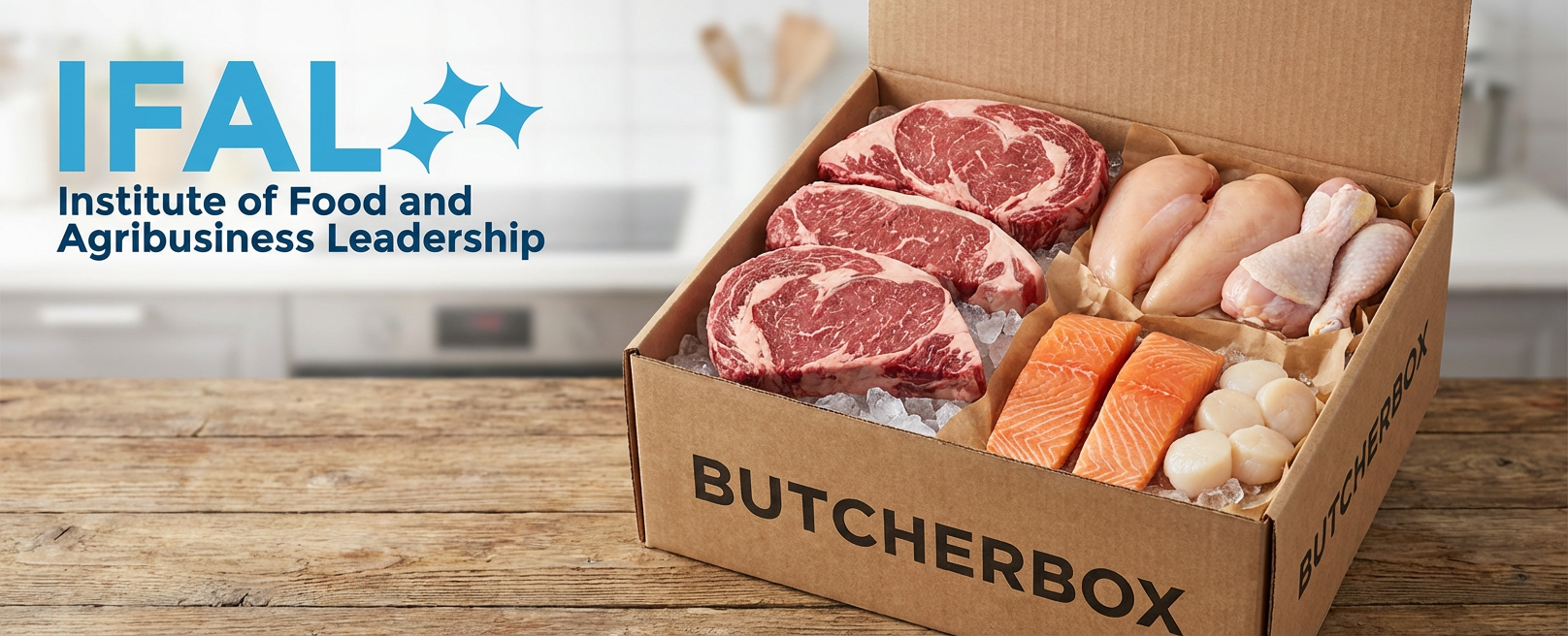 ButcherBox product reference with IFAL logo.