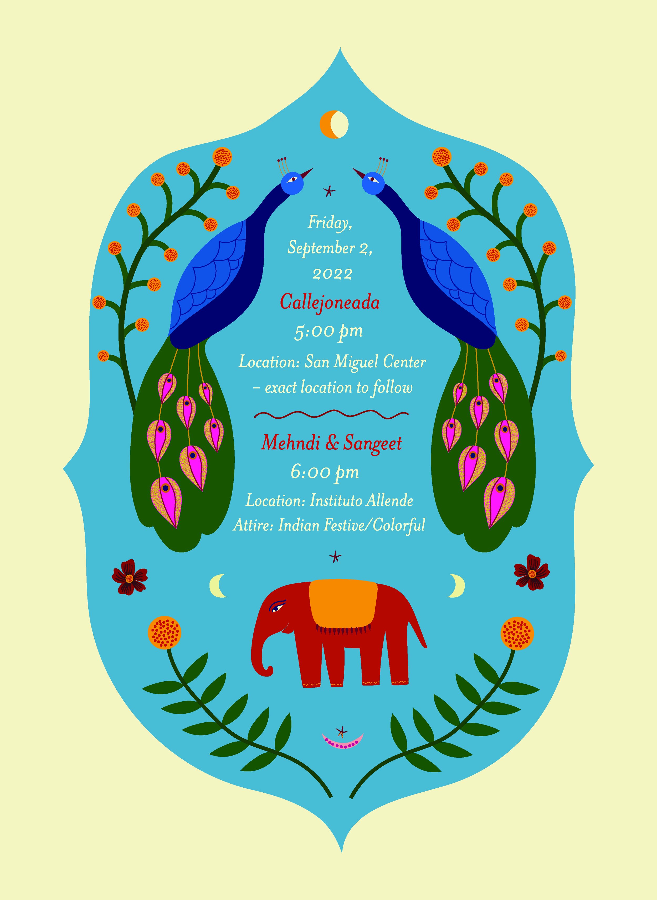 Mehndi Card