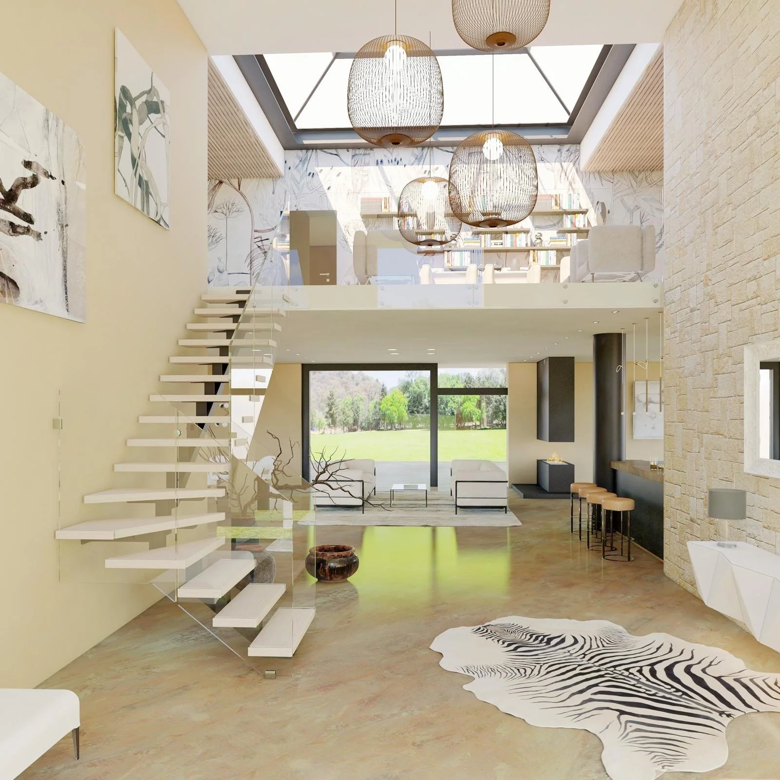 Escalera Laser Minimal Infinity