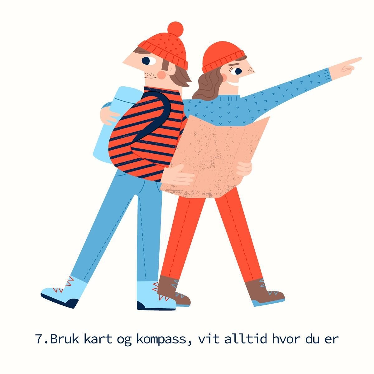 Rule no.7: Use a map and a compass. Always know where you are😎

Fjellvettreglene #friluftsliv #fjelltur #plakatdesign #posterart #editorialillistration #spotillustration #skitur #fjelltur #hiking #hikingsafety #cabindecor #cabininterior #hytteliv #h