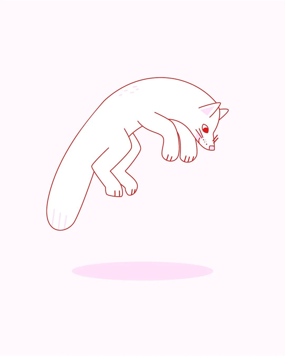 @peachtober Day 10: Critter 🩷 I had never heard the word critter before, so I had to google it; Small creatures of all kinds. I checked with Google if the Arctic fox is a critter, and it is. Swipe for pattern➡️ . 
.
.
.
#peachtober25critter #peachto