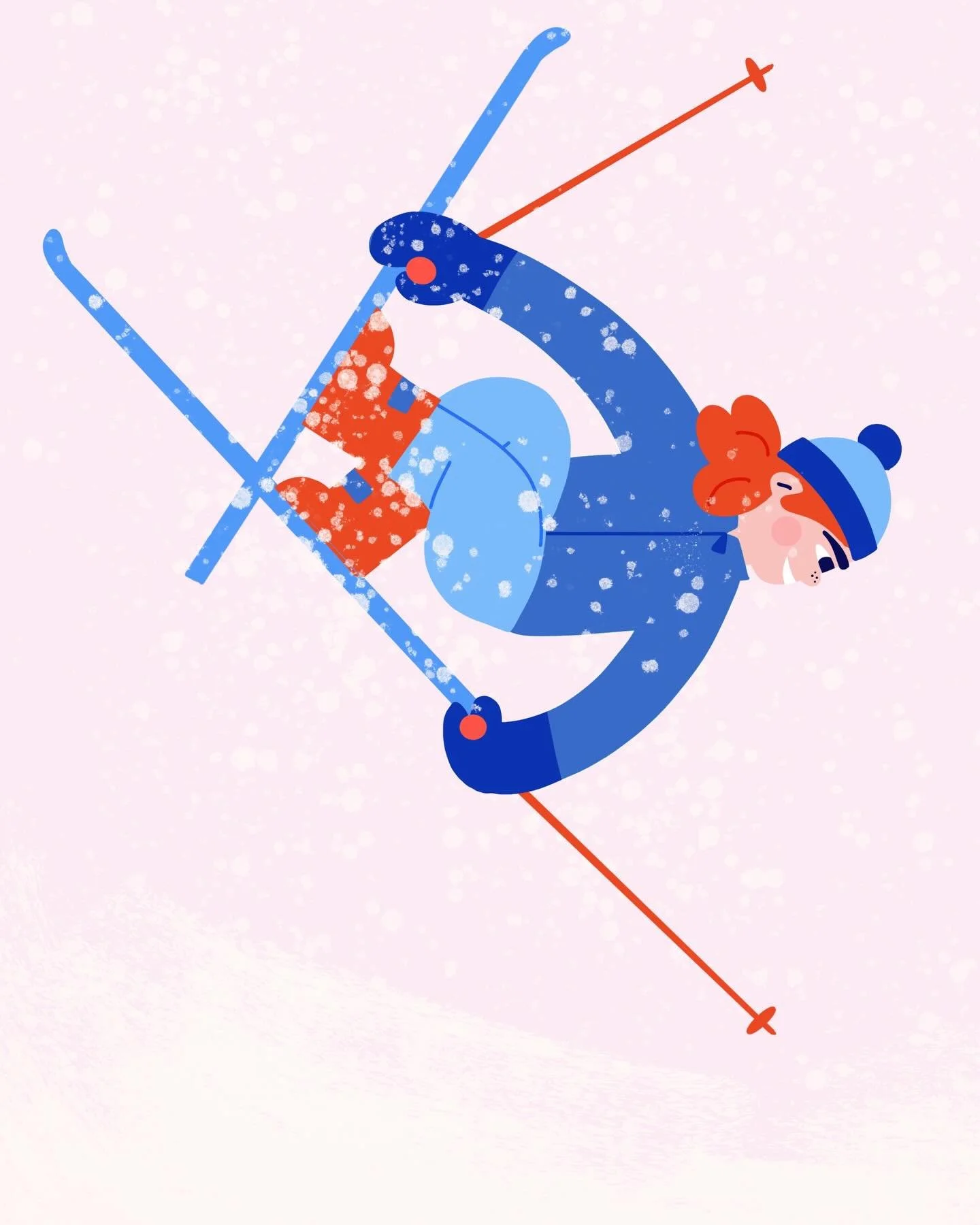 Today&rsquo;s prompt from @sketchadayapp is &laquo;snow&raquo; and it reminded me how much I look forward to ski again! 
Hopefully it will be soon, I even have new randonn&eacute;e skis I haven&rsquo;t tried yet🤞☺️
.
.
.
#sketchsdayapp #dailyprompts