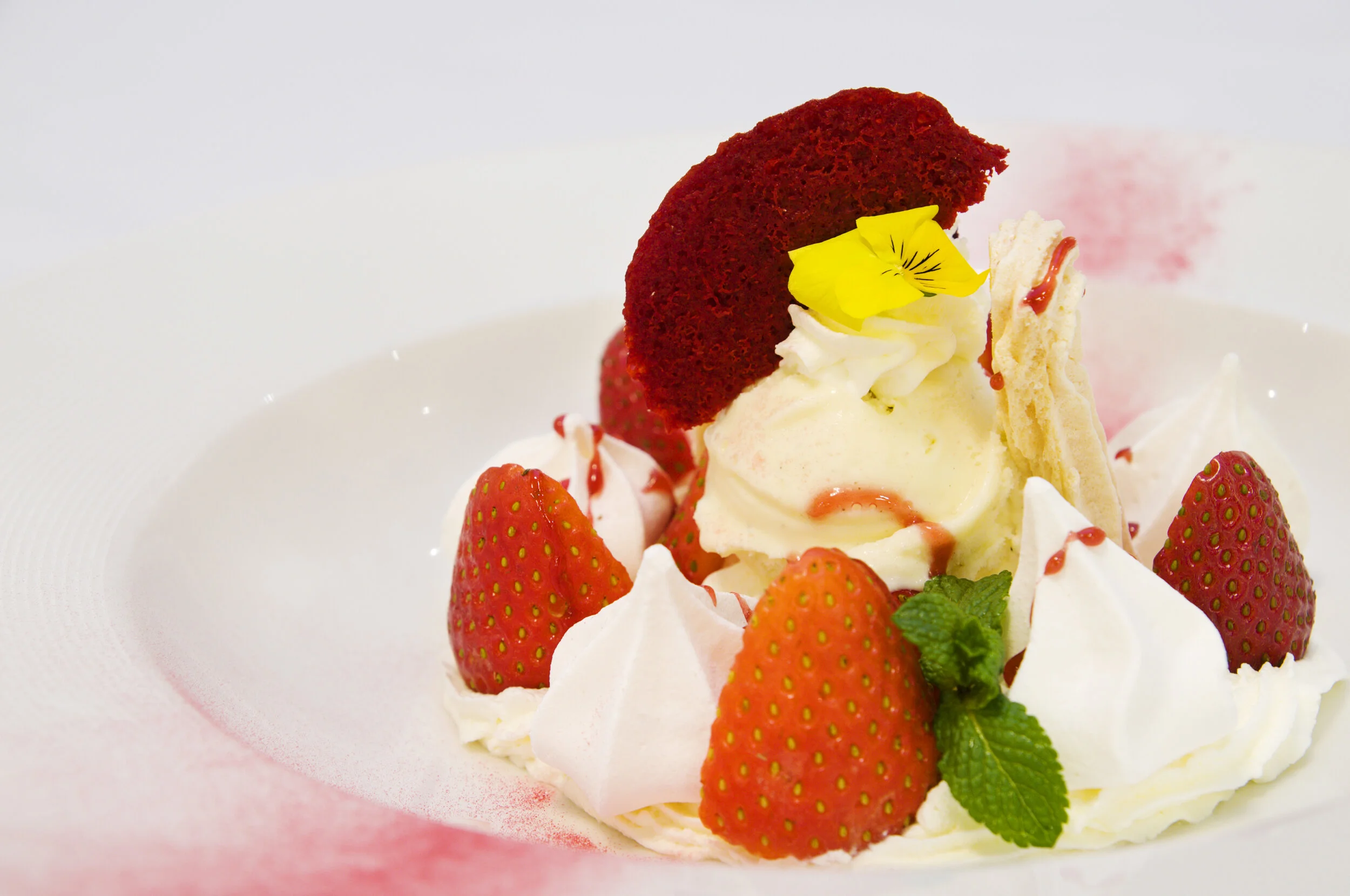 Desert in The Landmark Hotel 
