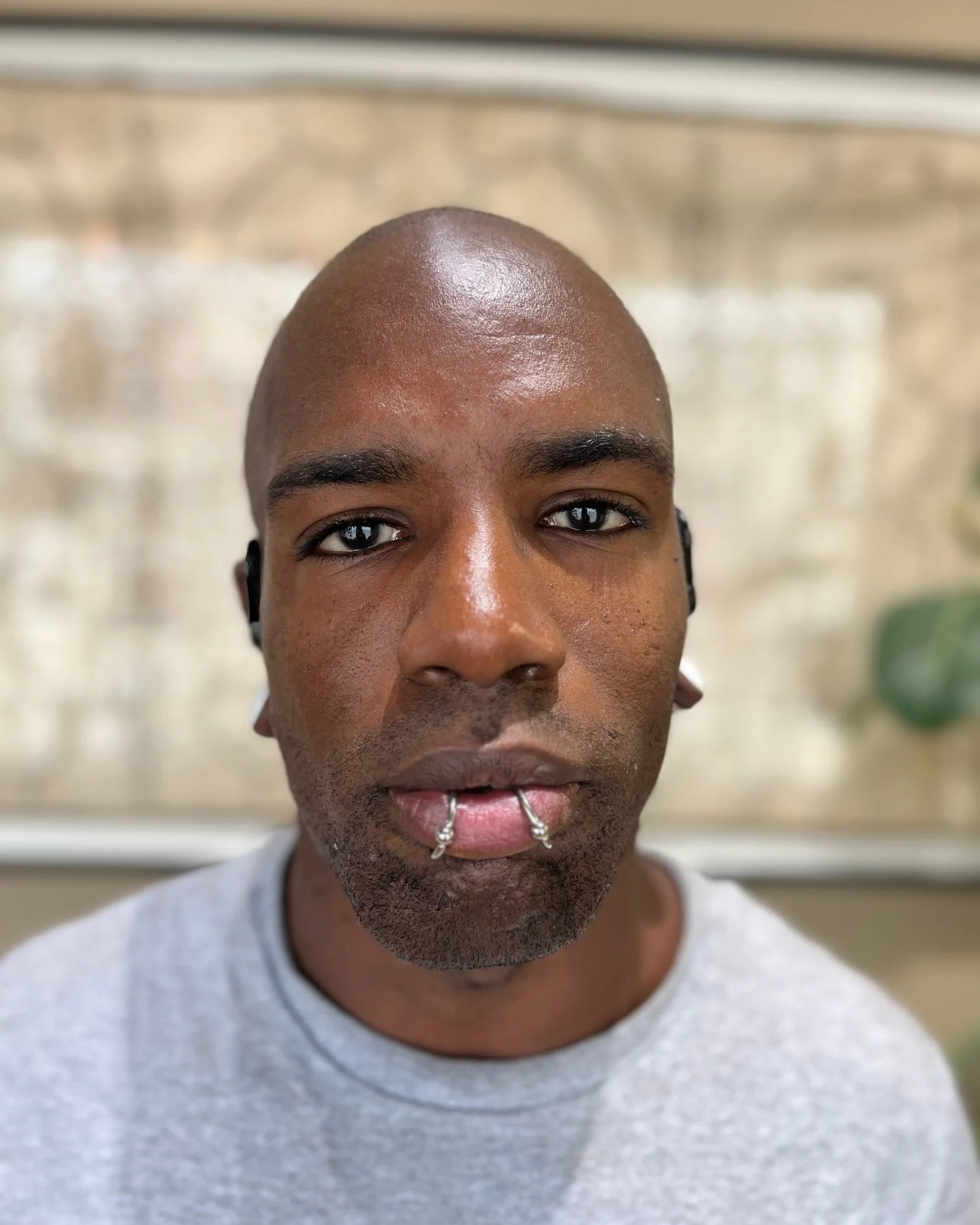 The classics never go out of style. 12g lip piercings with steel rings. Pierced by Clay. 

 #supernaturalbodypiercing #kansascity #safepiercing #kcmo #piercing #legitbodyjewelry #implantgrade #kansascitypiercing #lippiercing