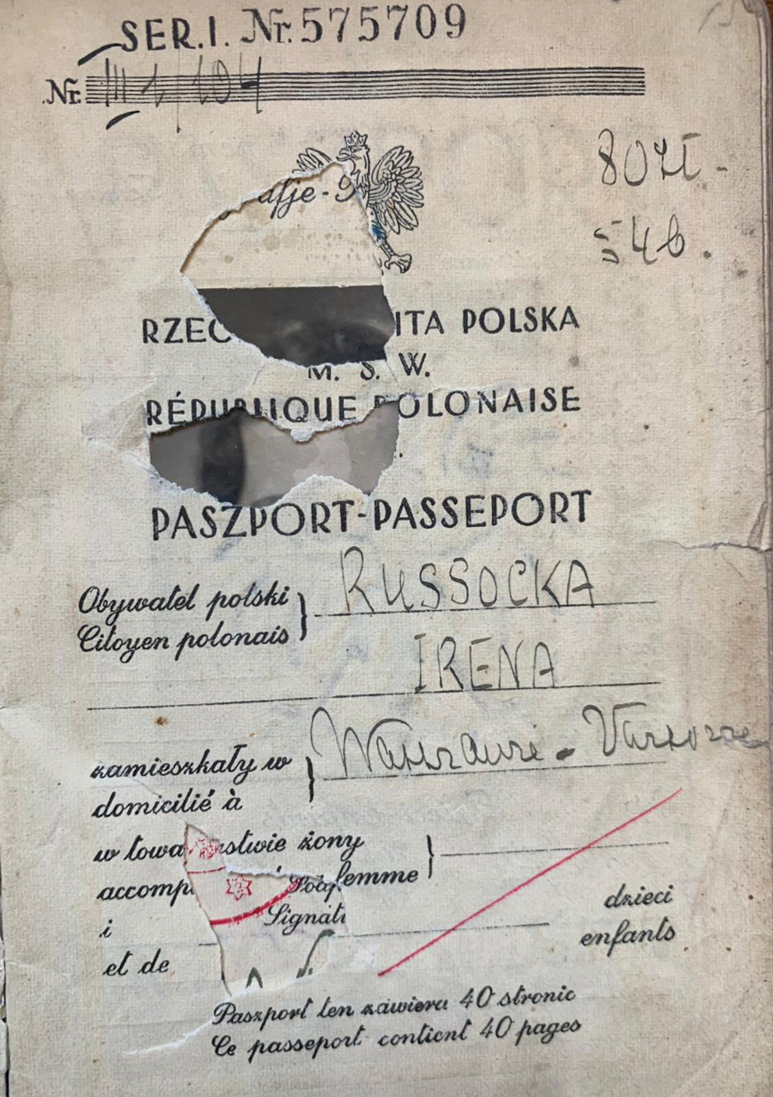 1st page Polish passport Irenaa.jpg