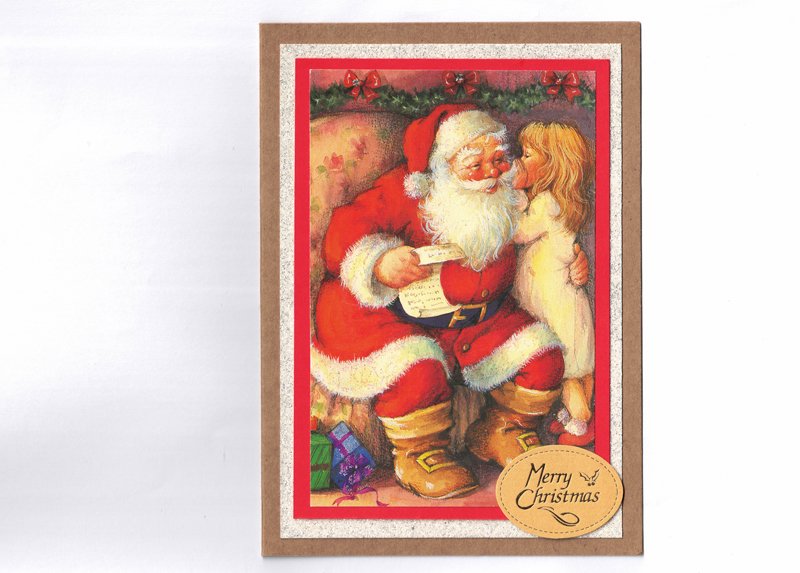C0158 - 10 Father Christmas cards