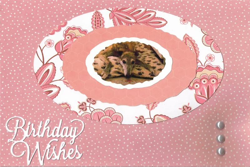 C0126 - Brindle Greyhound (210 mm x 150 mm)