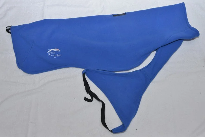 9003 - 30" Preloved Blue 'Kitsch Collars' Fleece