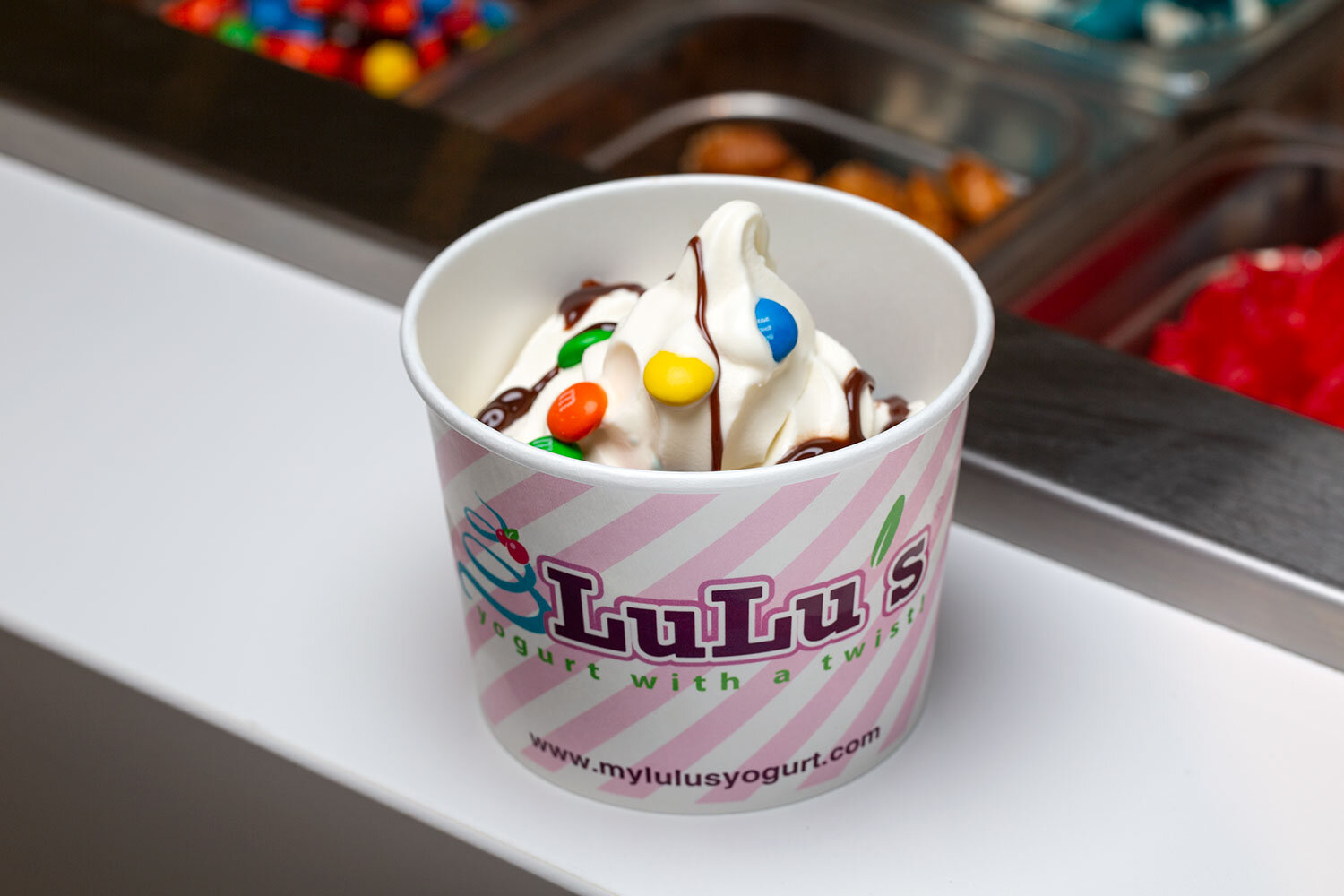 Regular serving of Lulus Yogurt with a Twist, Hudson, Ohio