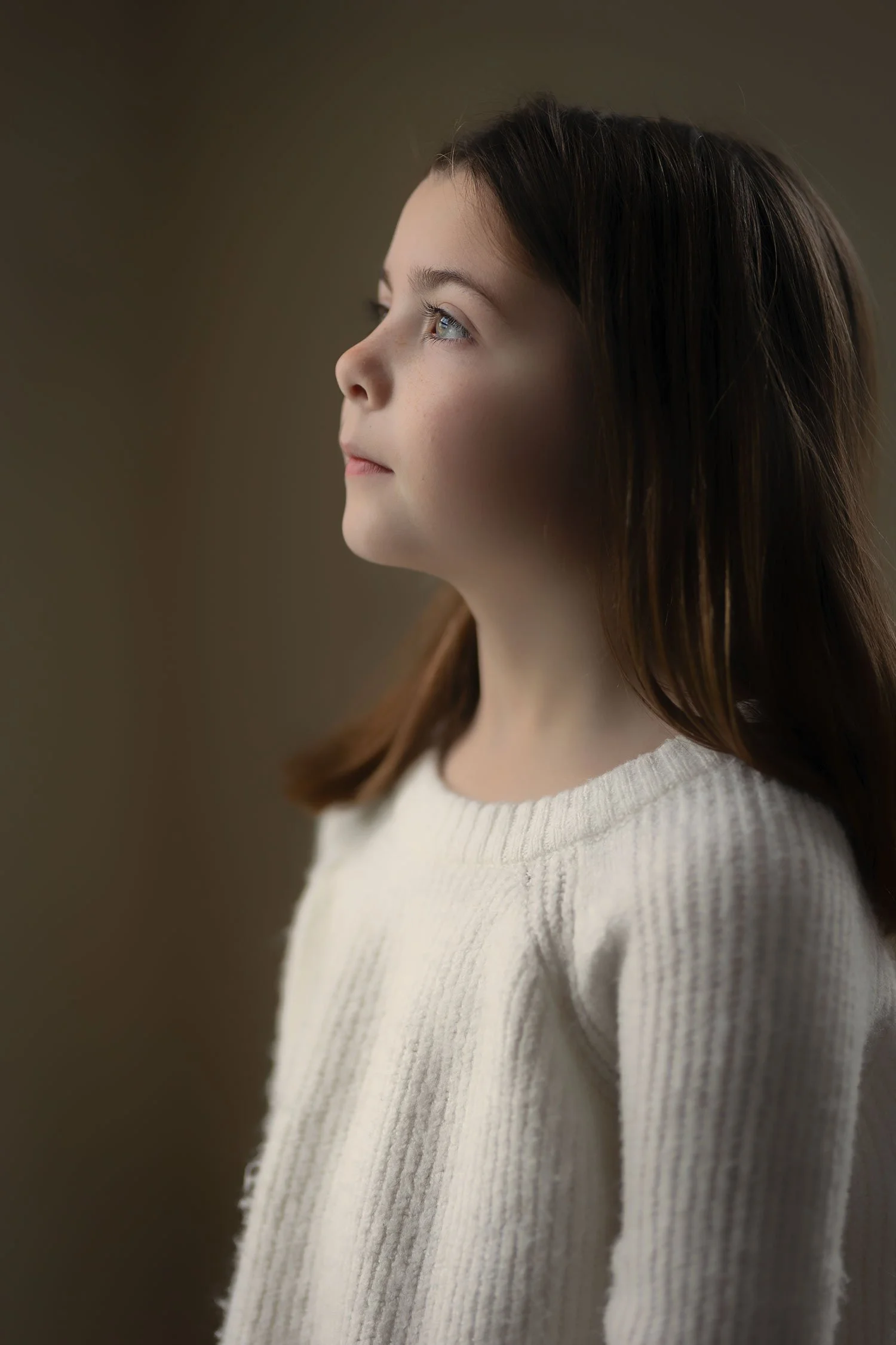 pretty girl window light classic portrait wall art