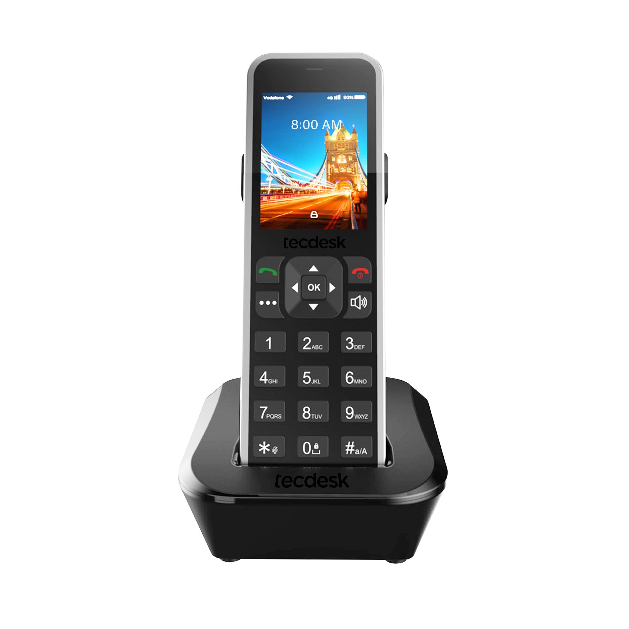 Tecdesk Model 5 - 4G SIM Desk Phone