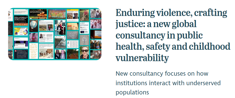 Janine invited to publish blog about her work/consultancy on Third Force News
