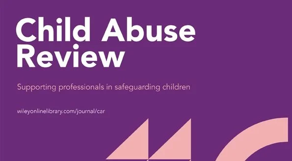 Janine’s paper proposal accepted for submission to the Child Abuse Review Journal