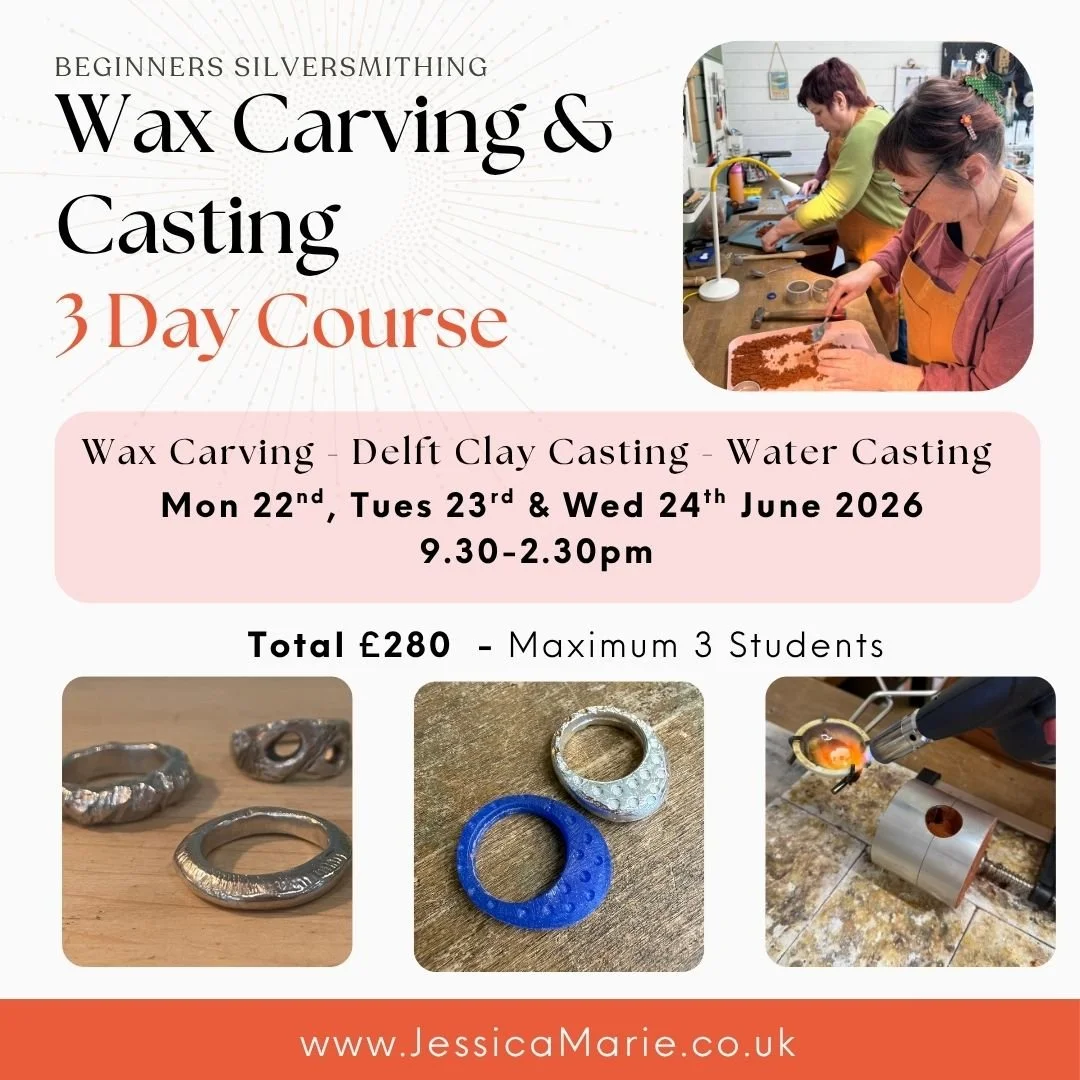 Wax Carving and Sand Casting- 3 Day Course (JUNE DEPOSIT)