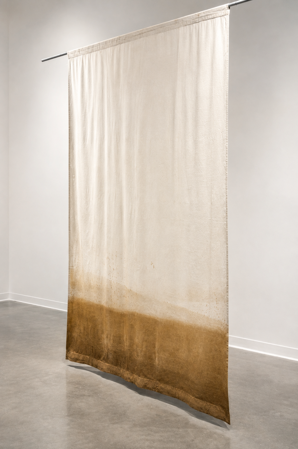 Suspended dried panel from installation 1