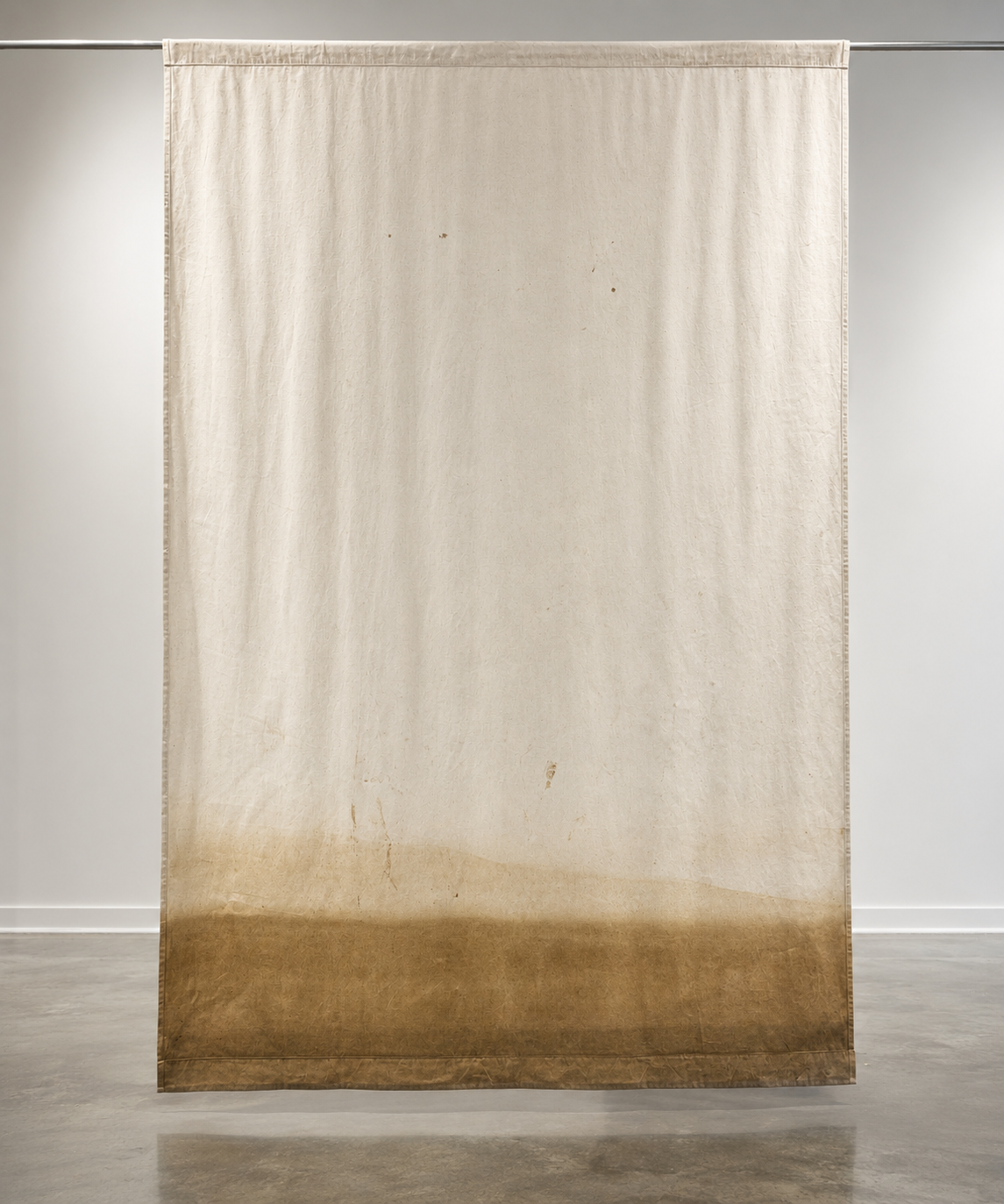 Suspended dried panel from installation 1