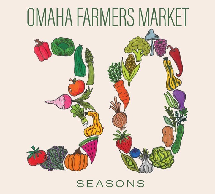 Did you know the Farmer&rsquo;s Market is celebrating 30 years in 2023? Help the vendors celebrate by purchasing fresh and local goods and produce this weekend! Open on Saturday in the Old Market from 8:00AM-12:30PM and Sunday at Aksarben Village fro