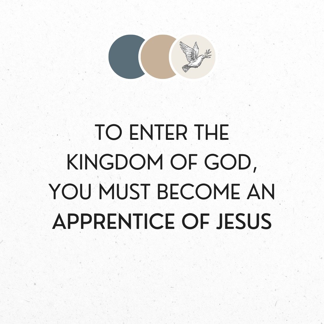 An apprentice is one who is learning a trade by practical experience alongside an expert or master. In our case, the trade is living an abundant life and our master teacher is Jesus. 

Listen to Sunday's sermon, Apprentices, now! Link in bio, or find