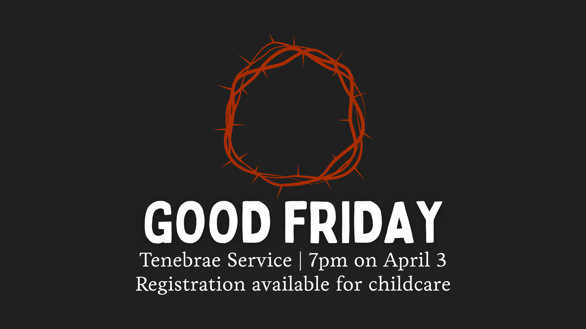 Good Friday Tenebrae | 7pm at Socrates Academy