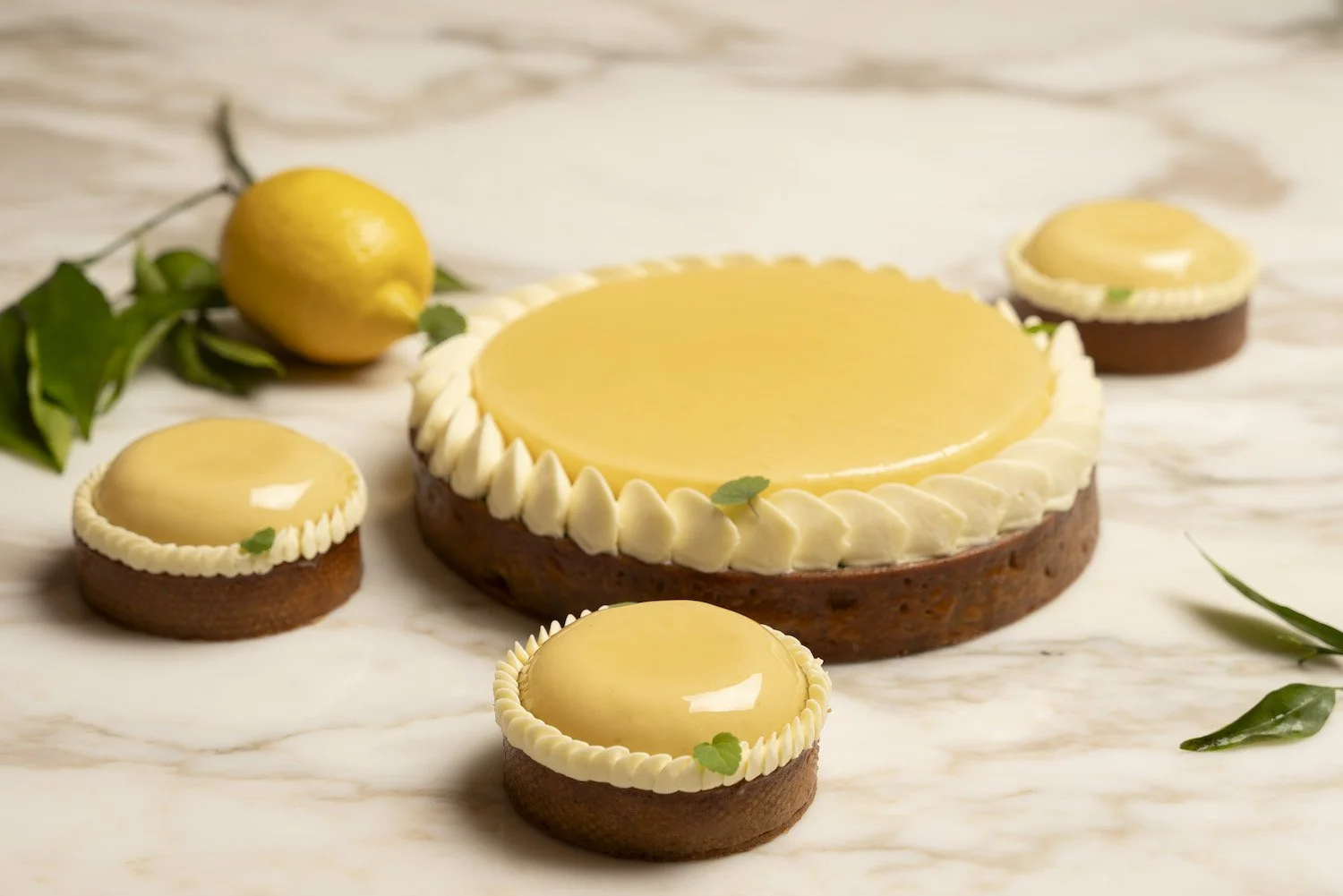 Tarte citron basilic