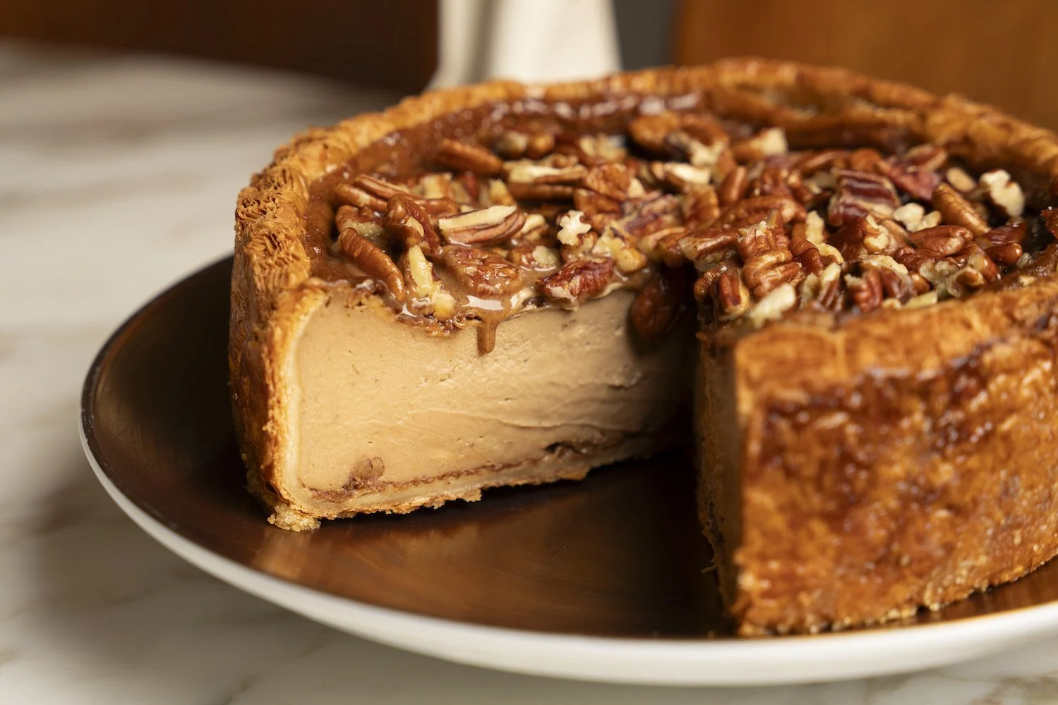 Flan Pecan