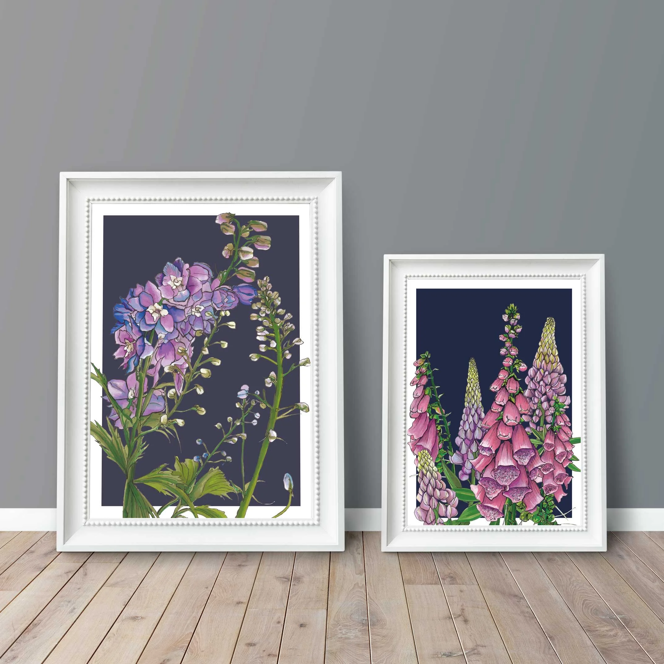 Framed-Delphiniums_Foxgloves_Lupins.jpg