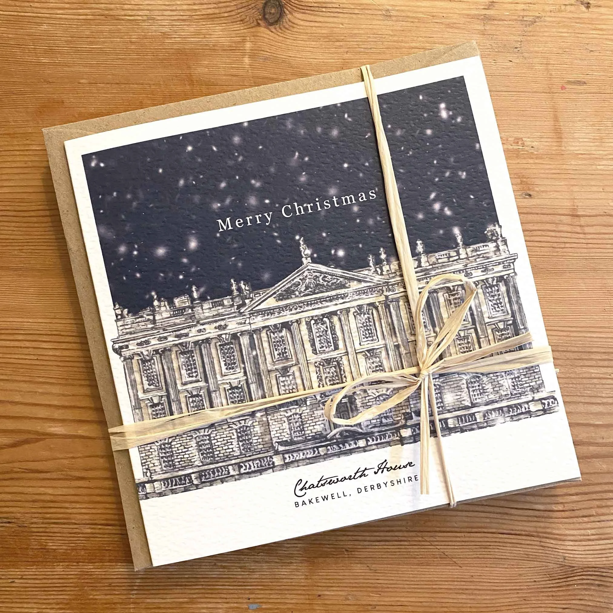 Chatsworth House Luxury Christmas Cards - Pack of 6