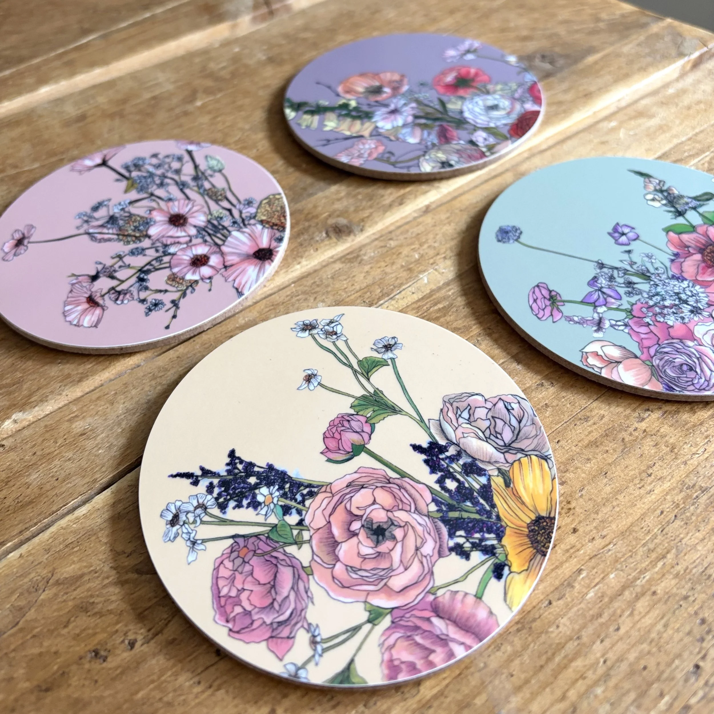 FloralSet_3_Round_Melamine_Coaster.jpg