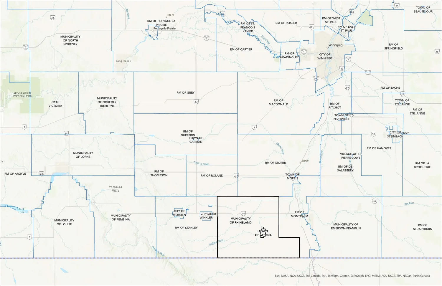 Rega Map RPGA Planning District - Development Plan — Landmark Planning & Design
