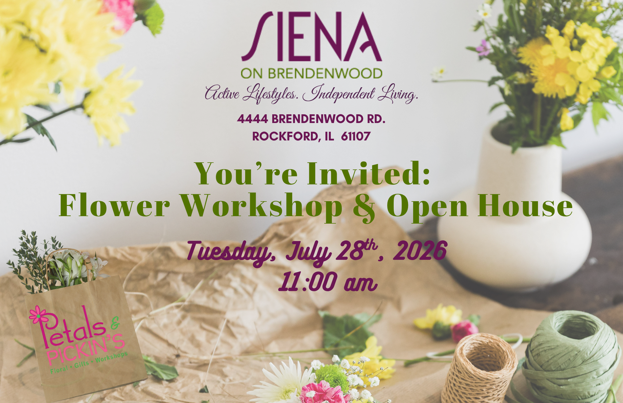 Flower Workshop & Open House