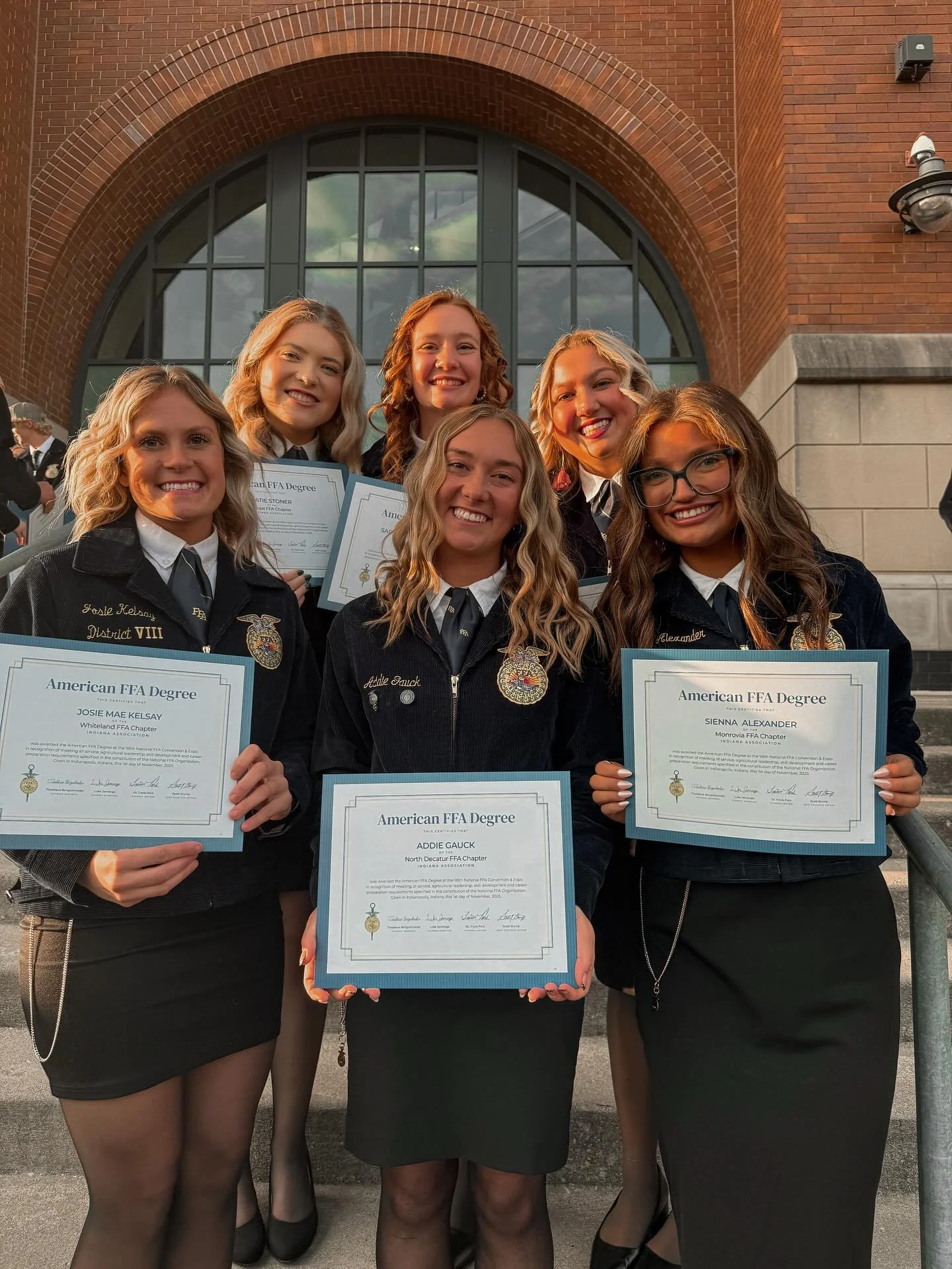 Seven sisters, one incredible honor! 💛💙

We had 7 incredible sisters recognized for their hard work by earning the American Degrees! Six of them proudly represented Indiana &amp; @lilianne.trinkle05 proudly represented Michigan! We are so proud of 