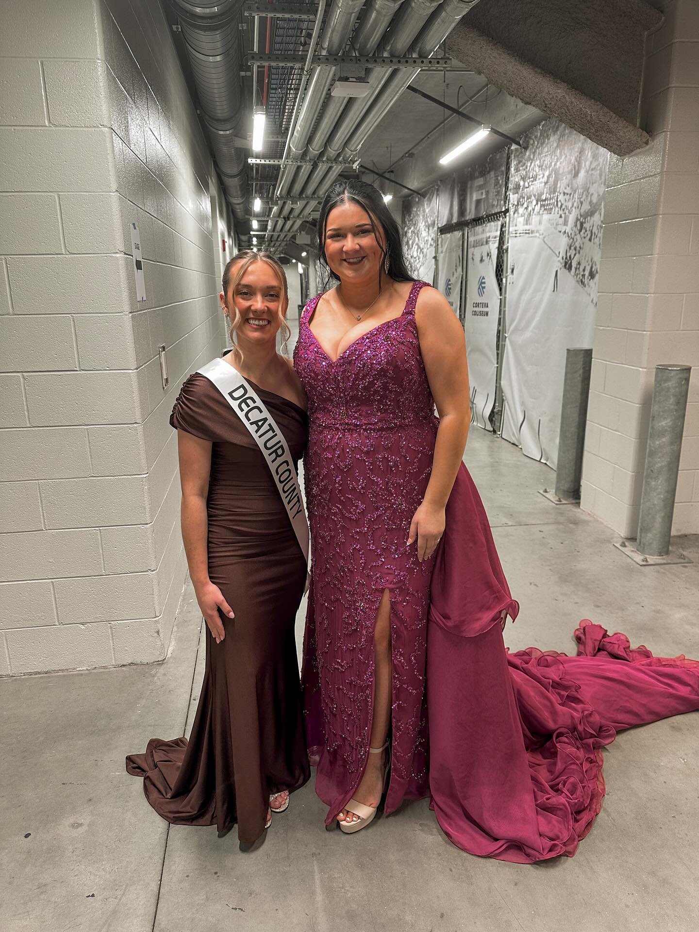 Our County Queens!! 👑 

Congratulations to these two lovely ladies for competing in the Indiana State Fair Queen Contest! Bailey, representing Clinton County, placed in the top 10 out of 77! Addie, representing Decatur County, placed in the top 16 o